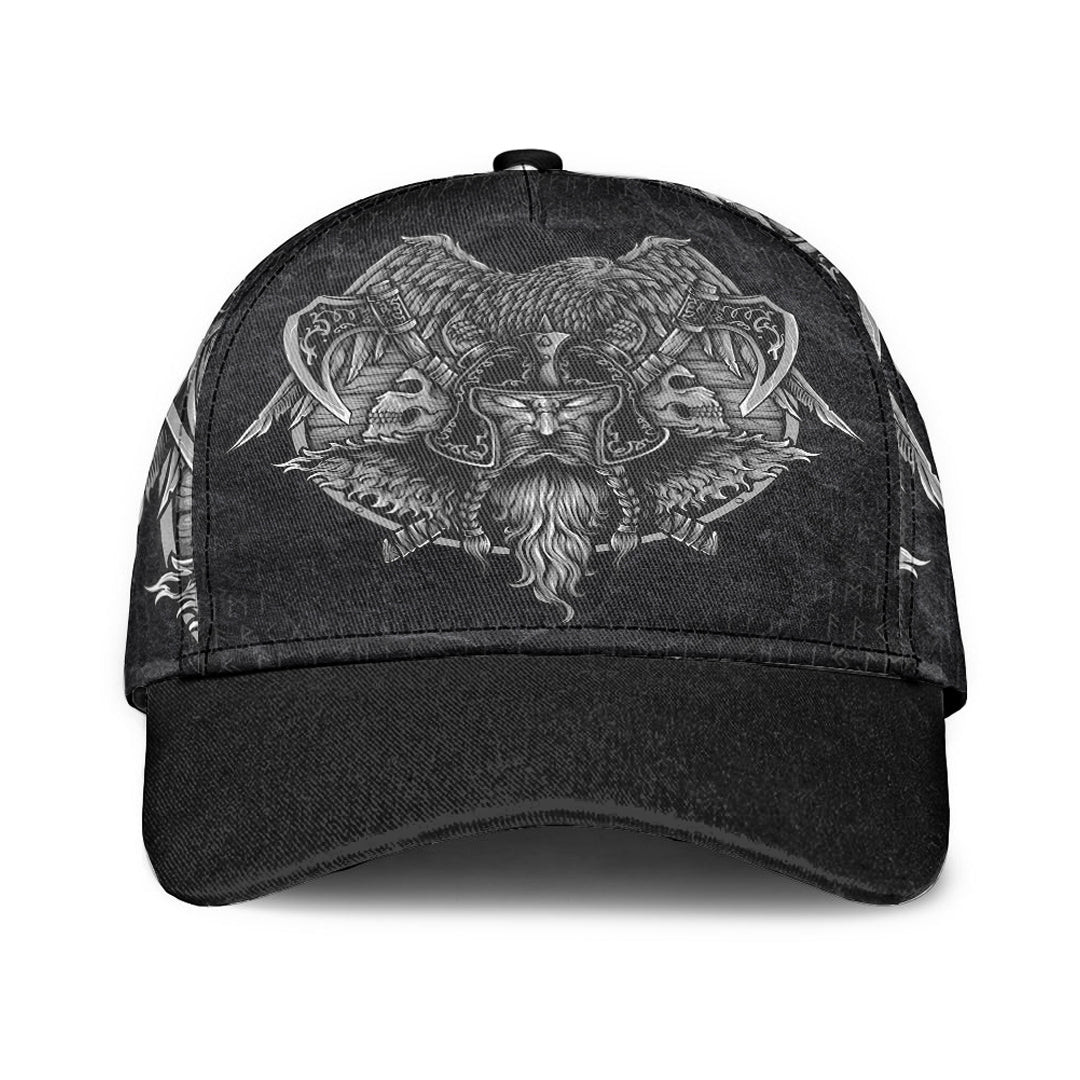 Adeenyc Classic Cap - Wolf And Raven Of Odin Viking Baseball Cap Trucker Hats Custom Hats Gifts For Men & Women