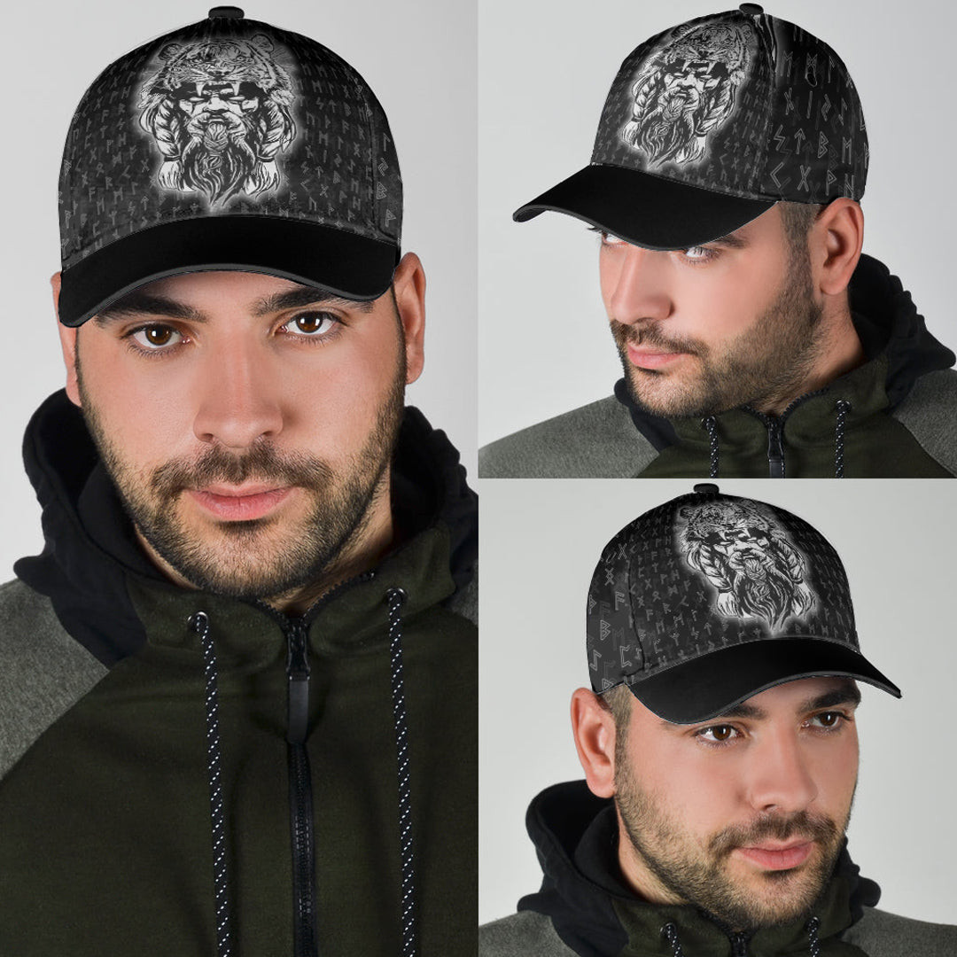 Adeenyc Classic Cap - Wolf Odin Viking Baseball Cap Trucker Hats Custom Hats Gifts For Men & Women