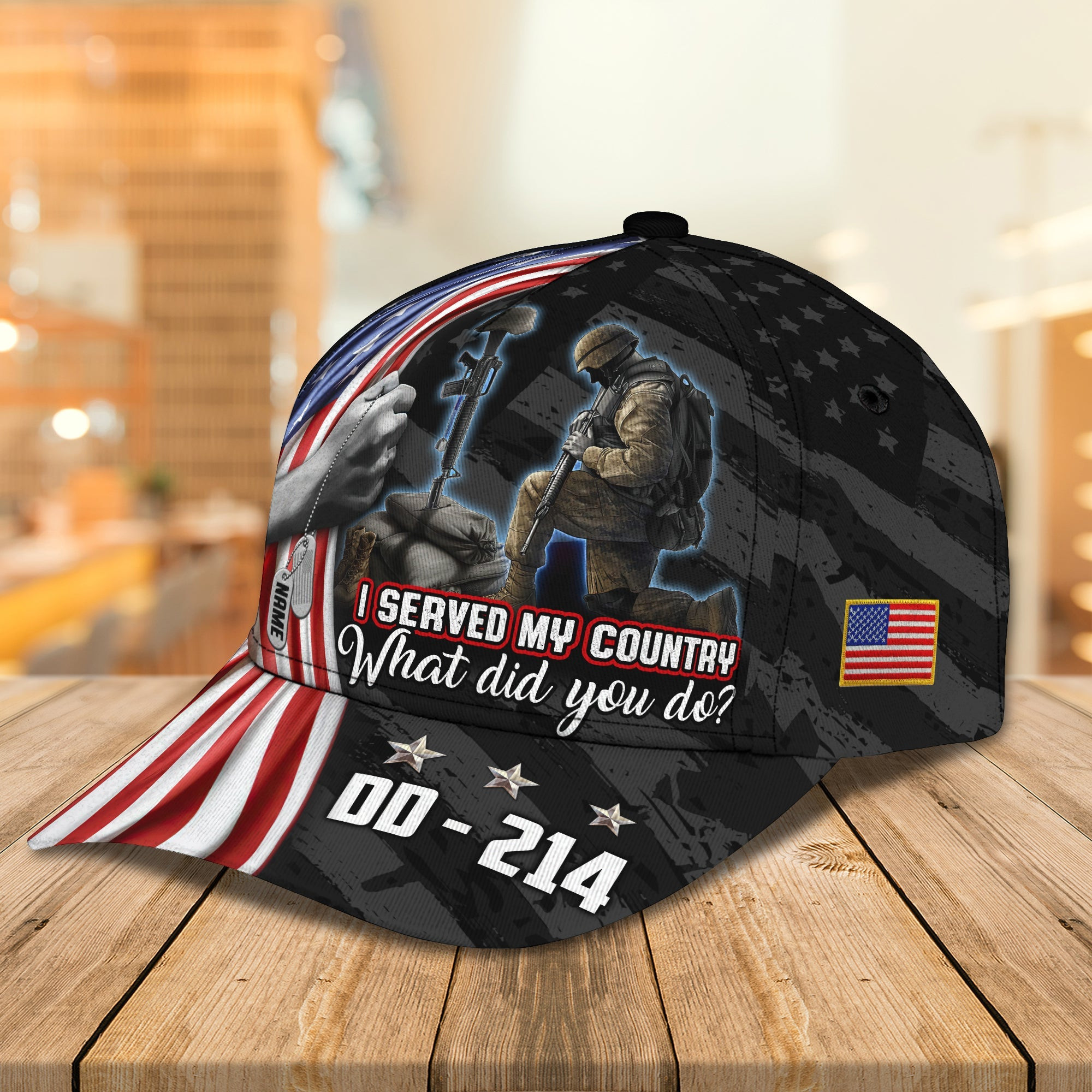 Adeenyc Classic Custom Personalized Cap - Veteran Hats Gifts for men & women Adeenyc.com