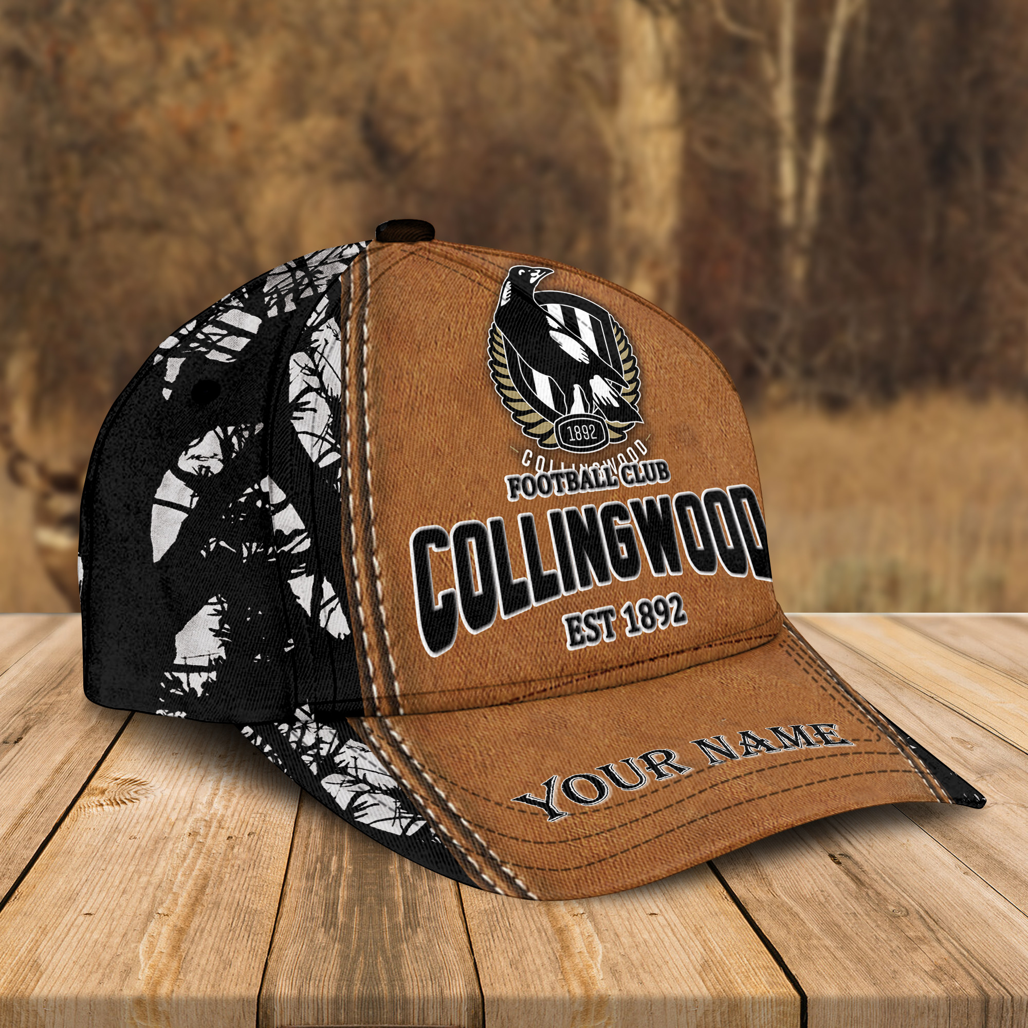 Adeenyc Collingwood AFL Personalized Classic Cap Best Gift For Fans