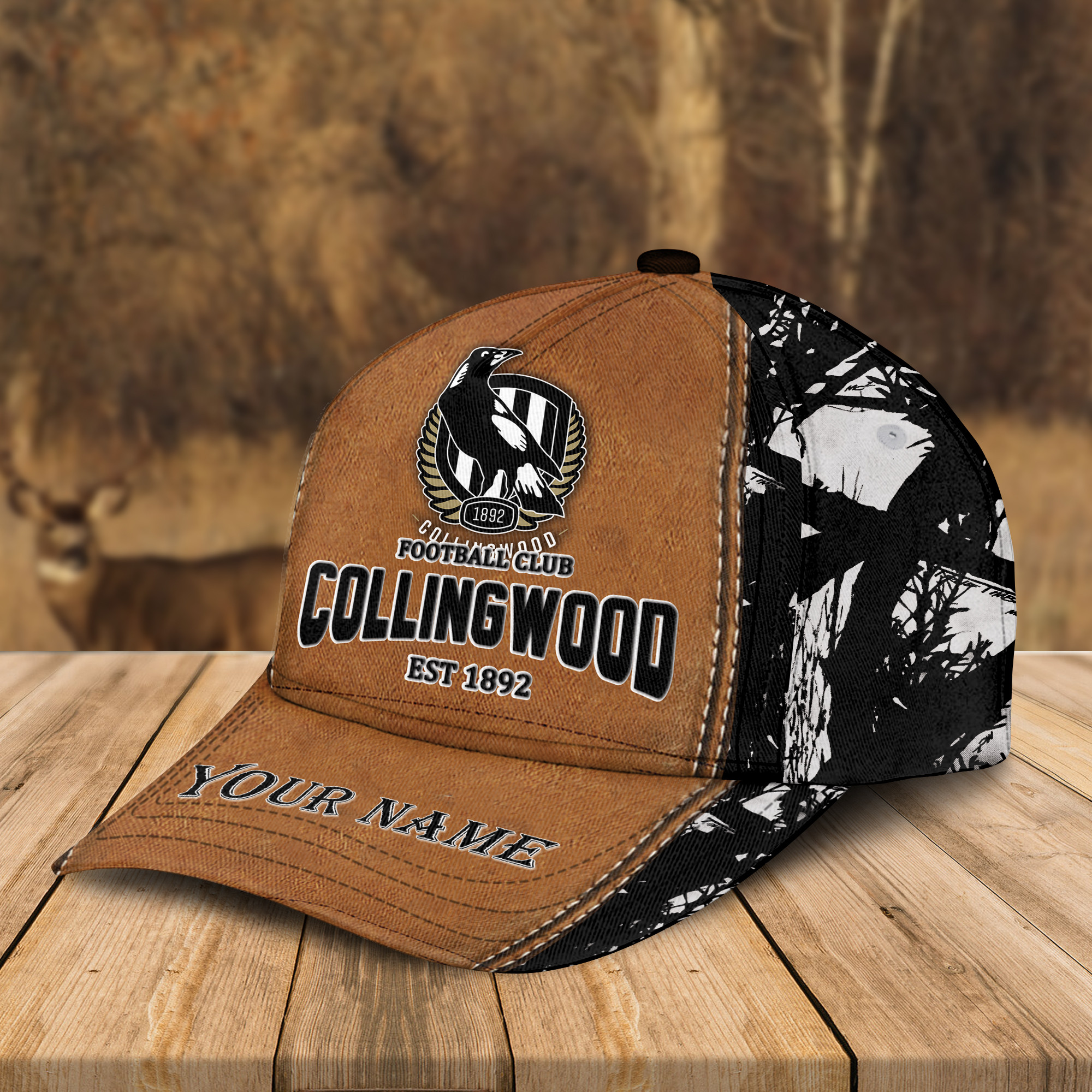 Adeenyc Collingwood AFL Personalized Classic Cap Best Gift For Fans