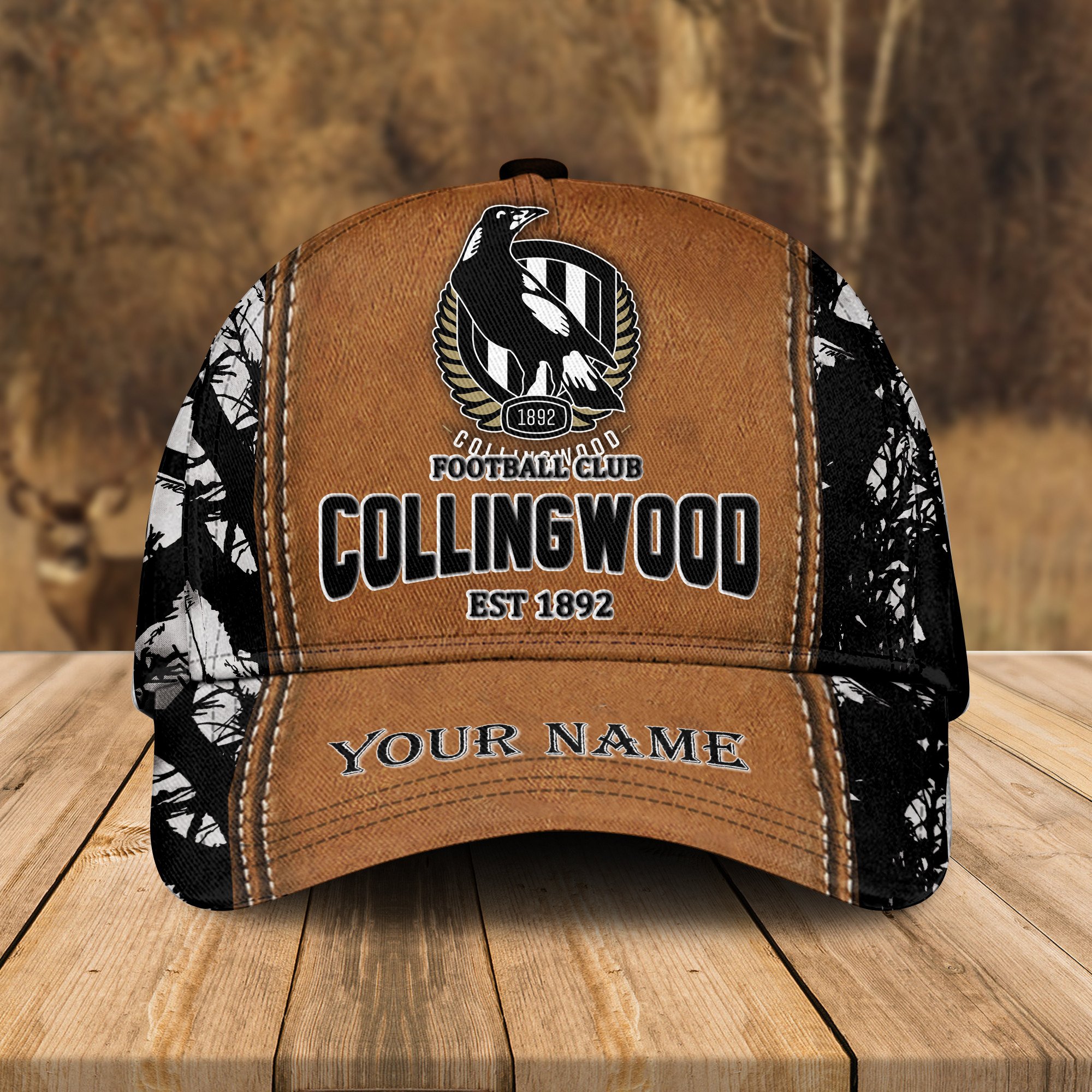 Adeenyc Collingwood AFL Personalized Classic Cap Best Gift For Fans