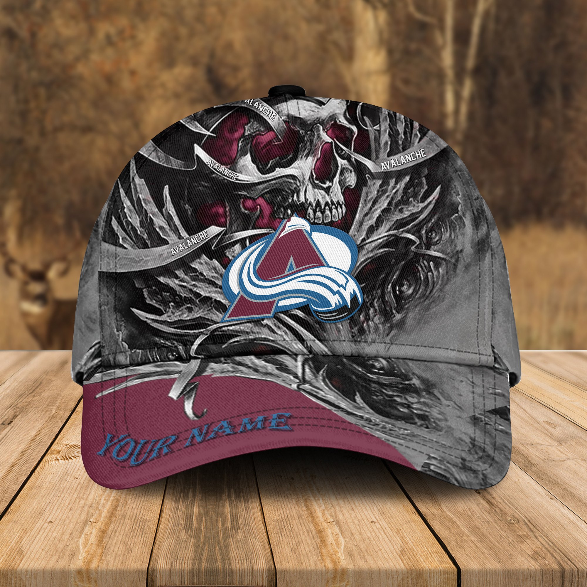 Adeenyc Colorado Avalanche NHL 3D Classic Cap Personalized Gift For Fans