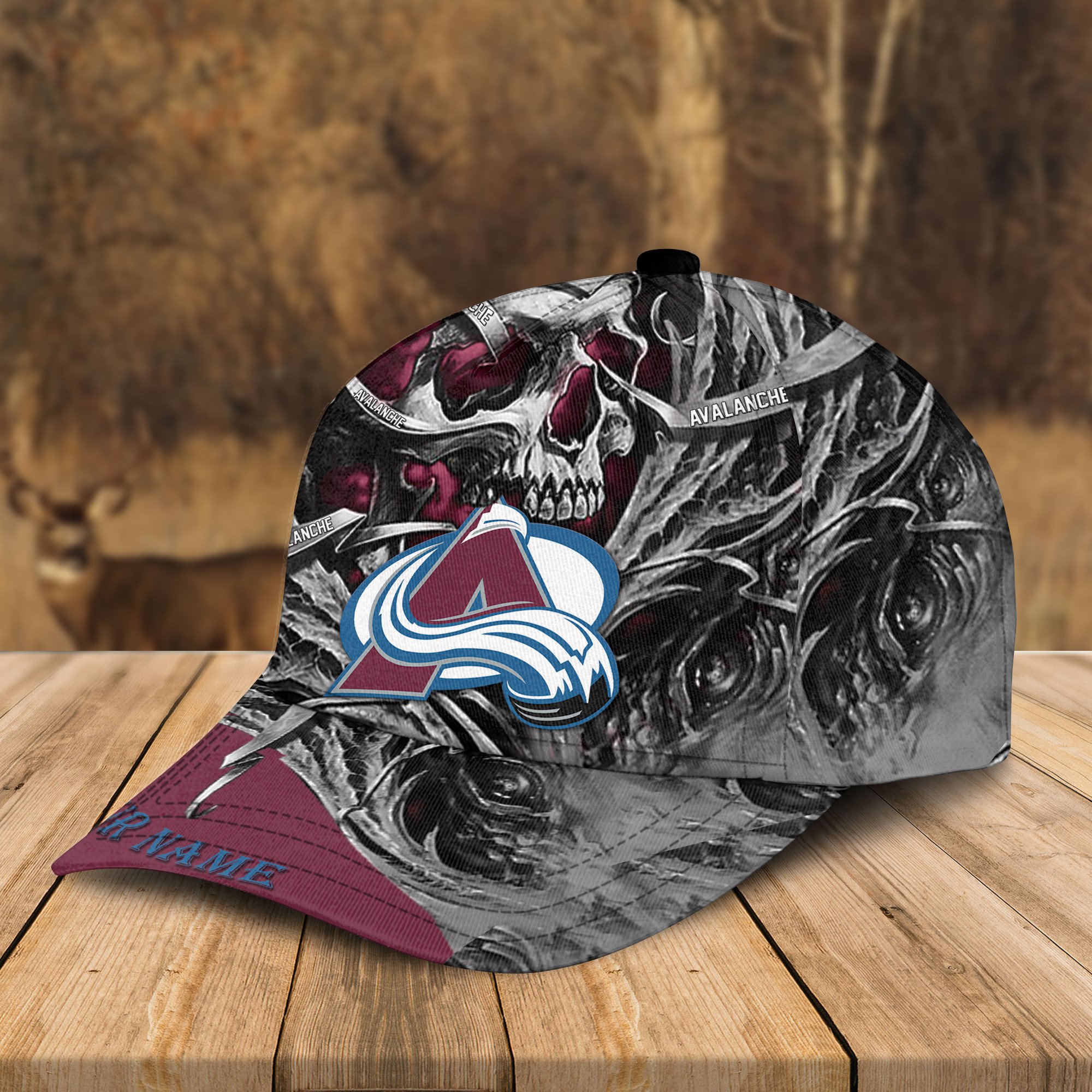 Adeenyc Colorado Avalanche NHL 3D Classic Cap Personalized Gift For Fans