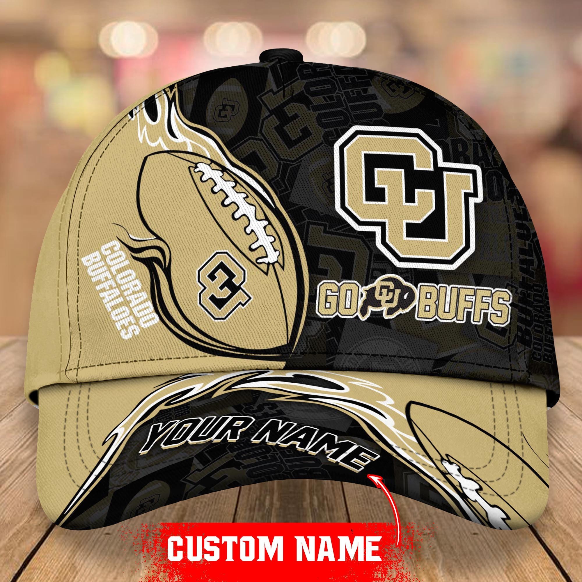 Adeenyc Colorado Buffaloes NCAA Personalized Hats Baseball Caps Classic Caps for men, women