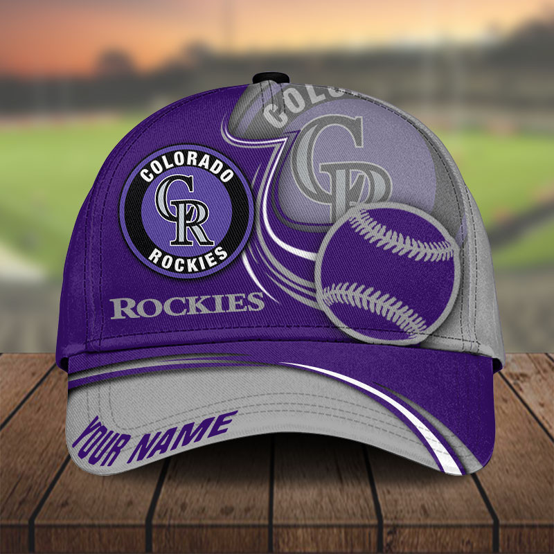 Adeenyc Colorado Rockies Personalized Hats Baseball Caps Classic Caps for men, women