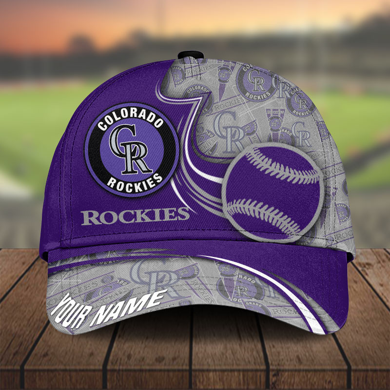 Adeenyc Colorado Rockies Personalized Hats Baseball Caps Classic Caps for men, women