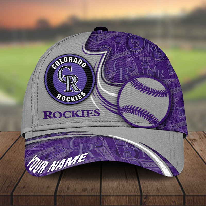 Adeenyc Colorado Rockies Personalized Hats Baseball Caps Classic Caps for men, women