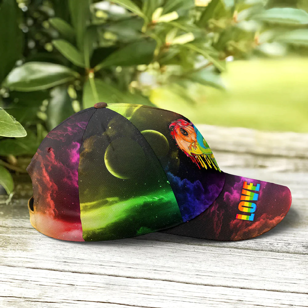 Adeenyc Couple Dragon LGBT Love Win Rainbow Baseball Cap Trucker Hats Custom Hats Gifts For Men & Women