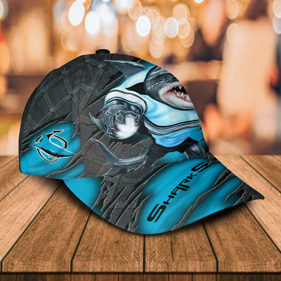 Adeenyc Cronulla Sharks NRL Classic Cap Personalized Gift For Fans