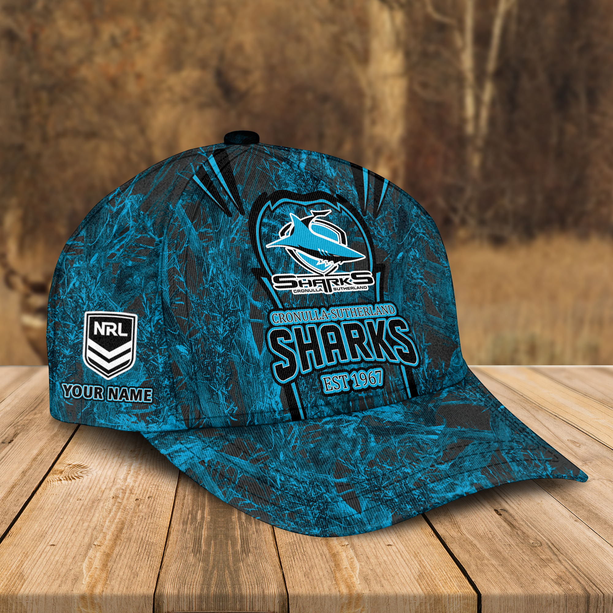 Adeenyc Cronulla Sharks NRL Personalized Classic Cap Best Gift For Fans