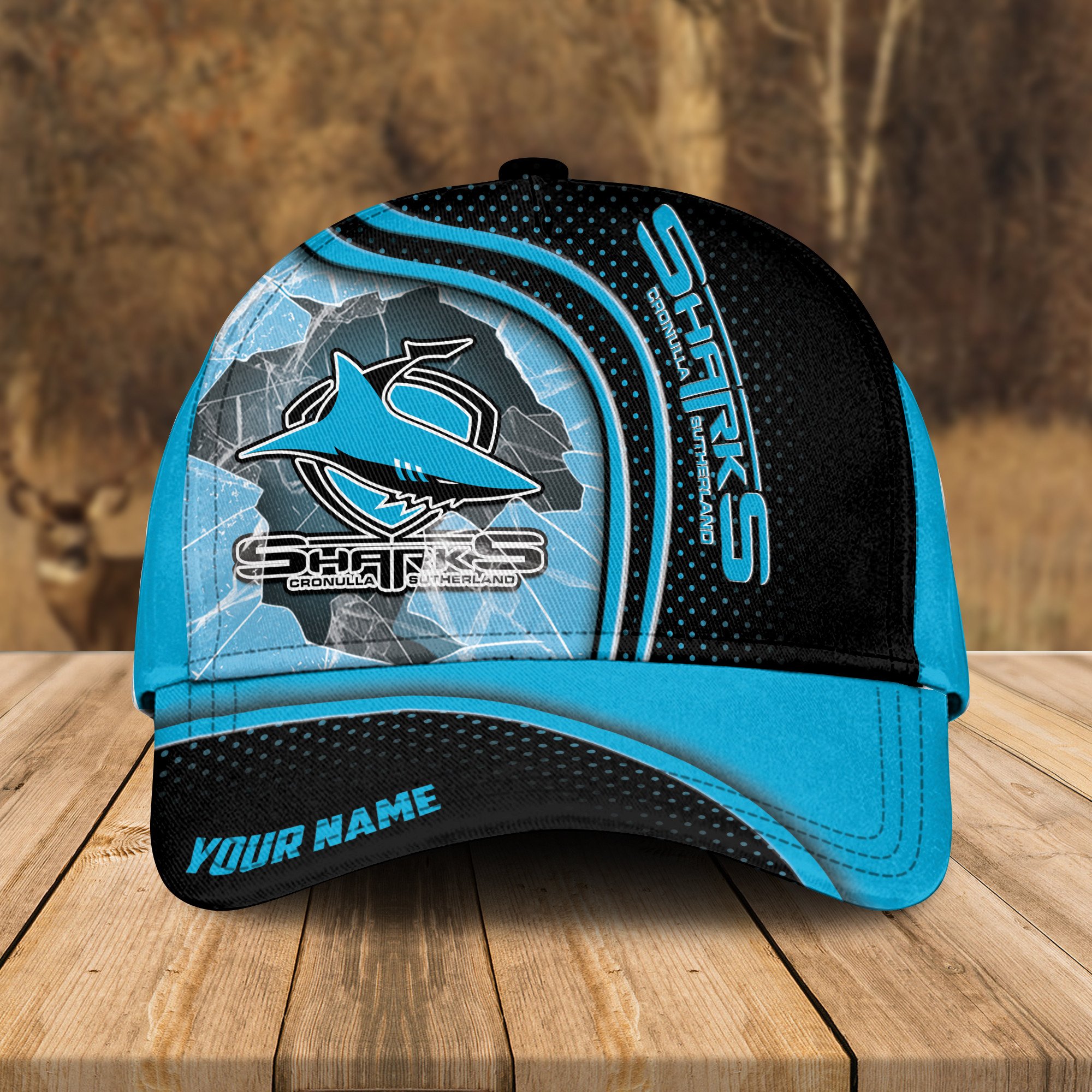 Adeenyc Cronulla Sharks NRL Personalized Classic Cap Best Gift For Fans