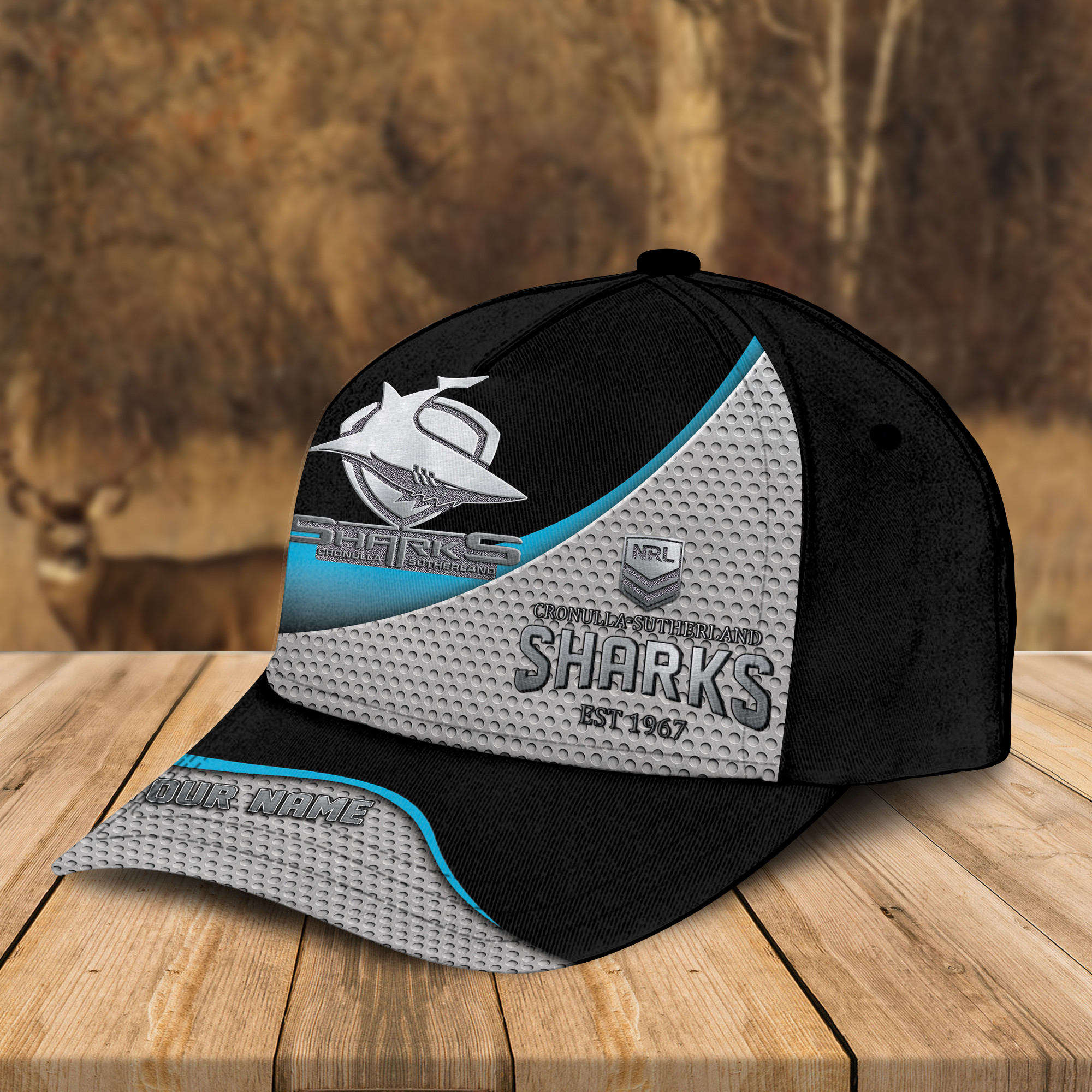 Adeenyc Cronulla Sharks NRL Personalized Classic Cap Best Gift For Fans