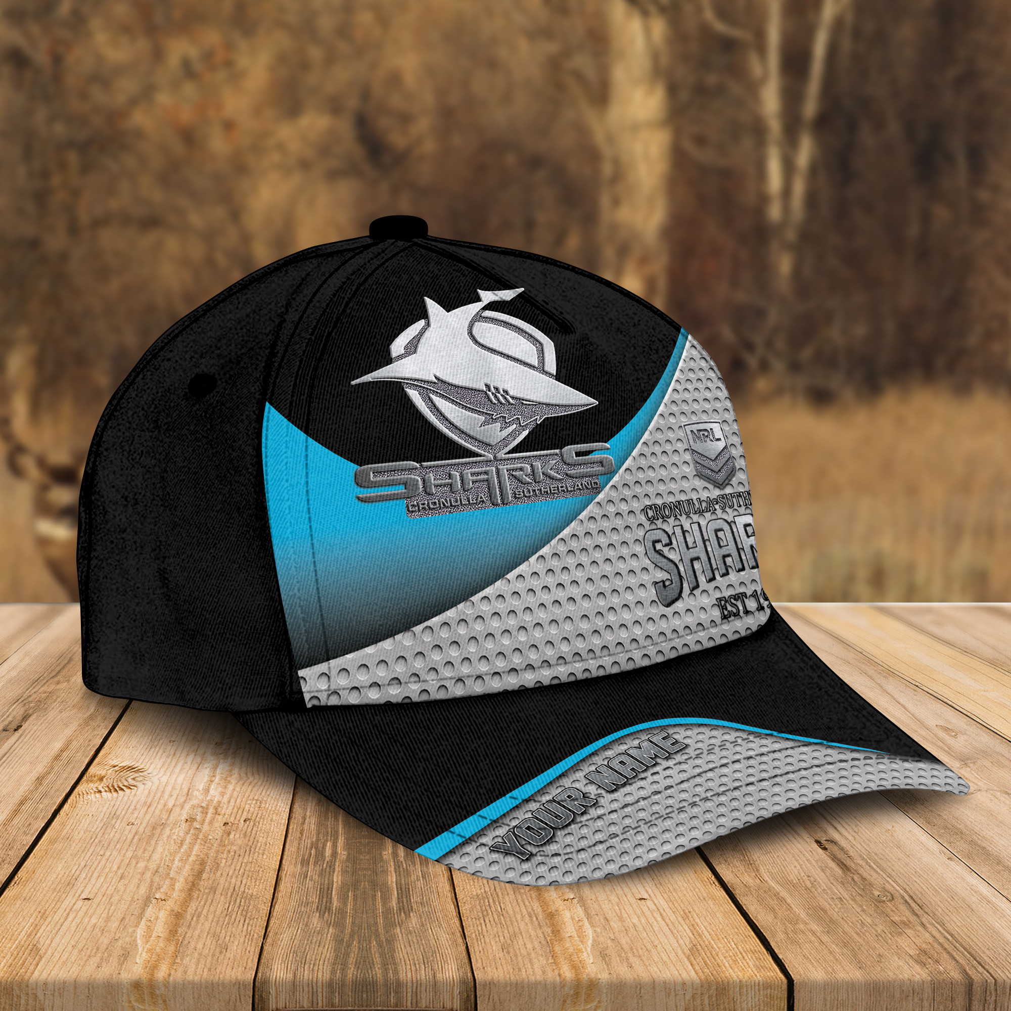 Adeenyc Cronulla Sharks NRL Personalized Classic Cap Best Gift For Fans