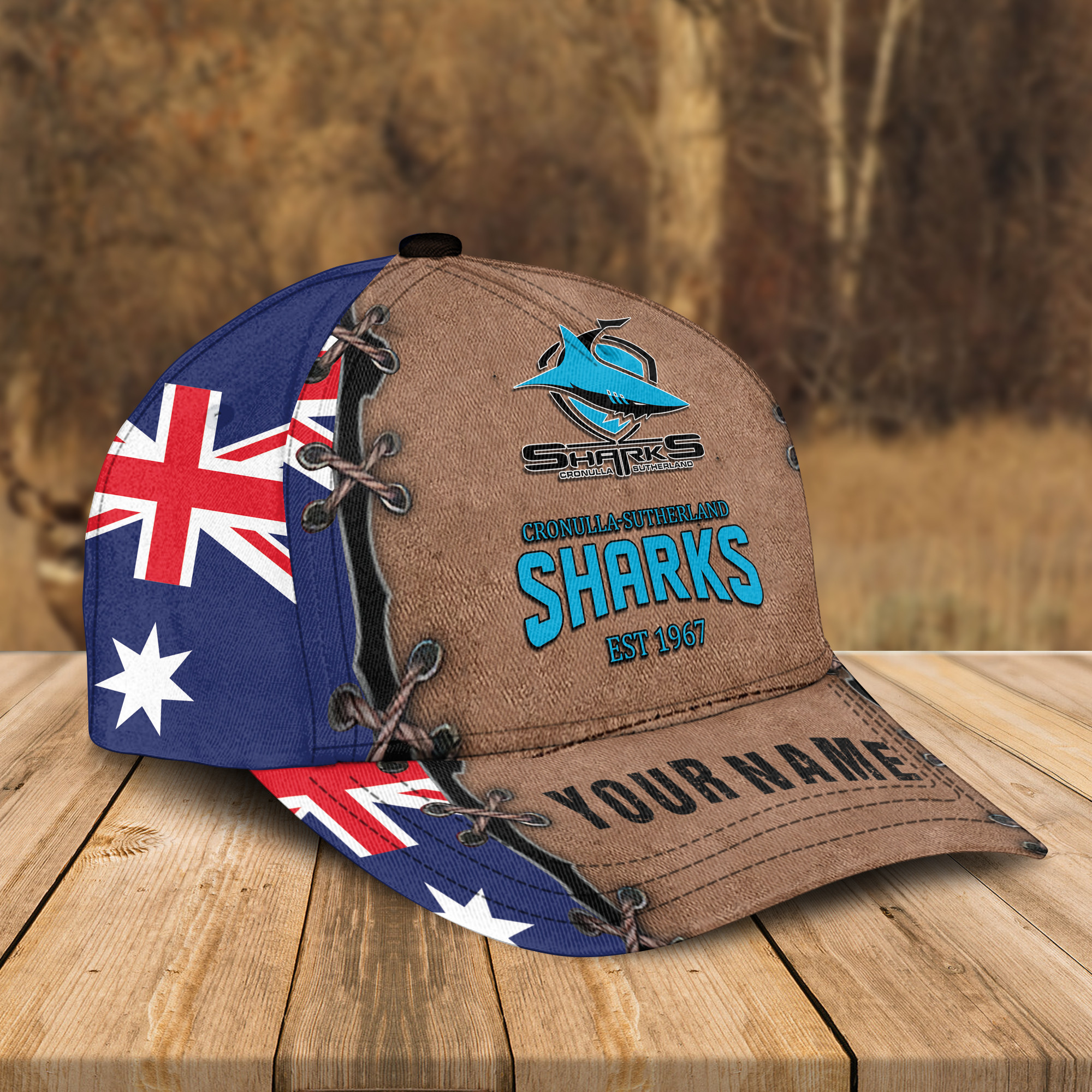 Adeenyc Cronulla Sharks NRL Personalized Classic Cap Best Gift For Fans