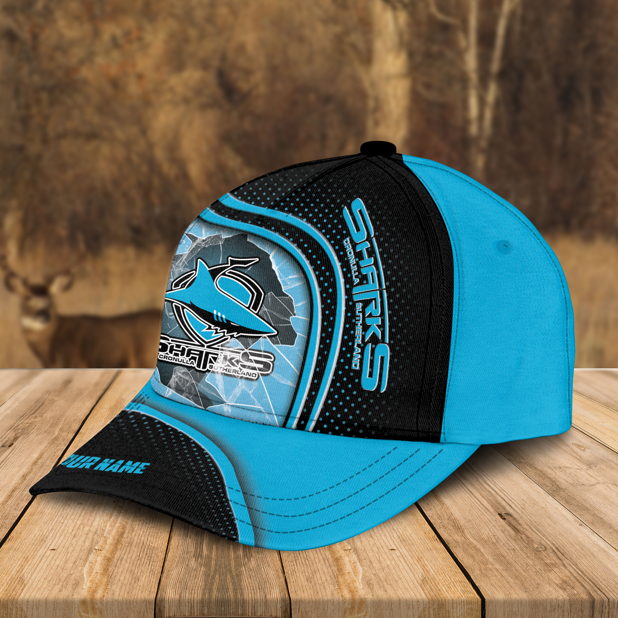 Adeenyc Cronulla Sharks NRL Personalized Classic Cap Best Gift For Fans