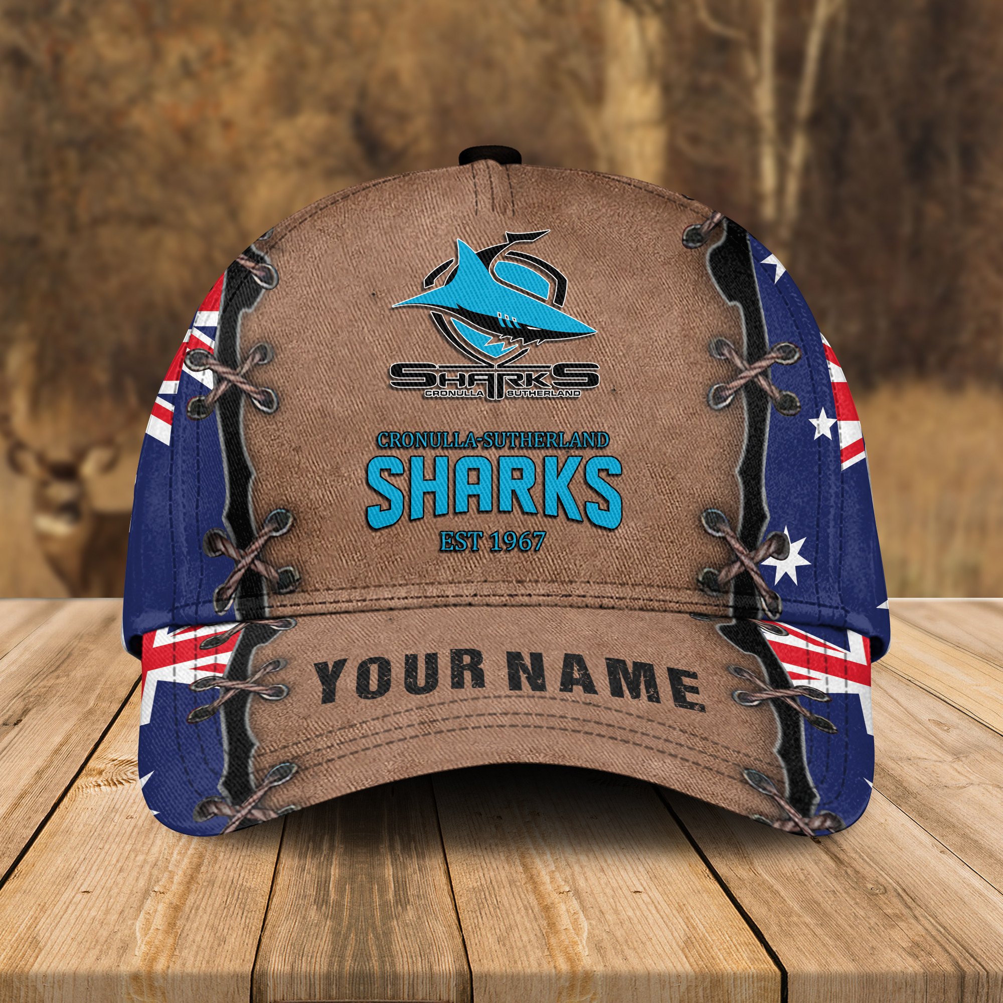 Adeenyc Cronulla Sharks NRL Personalized Classic Cap Best Gift For Fans