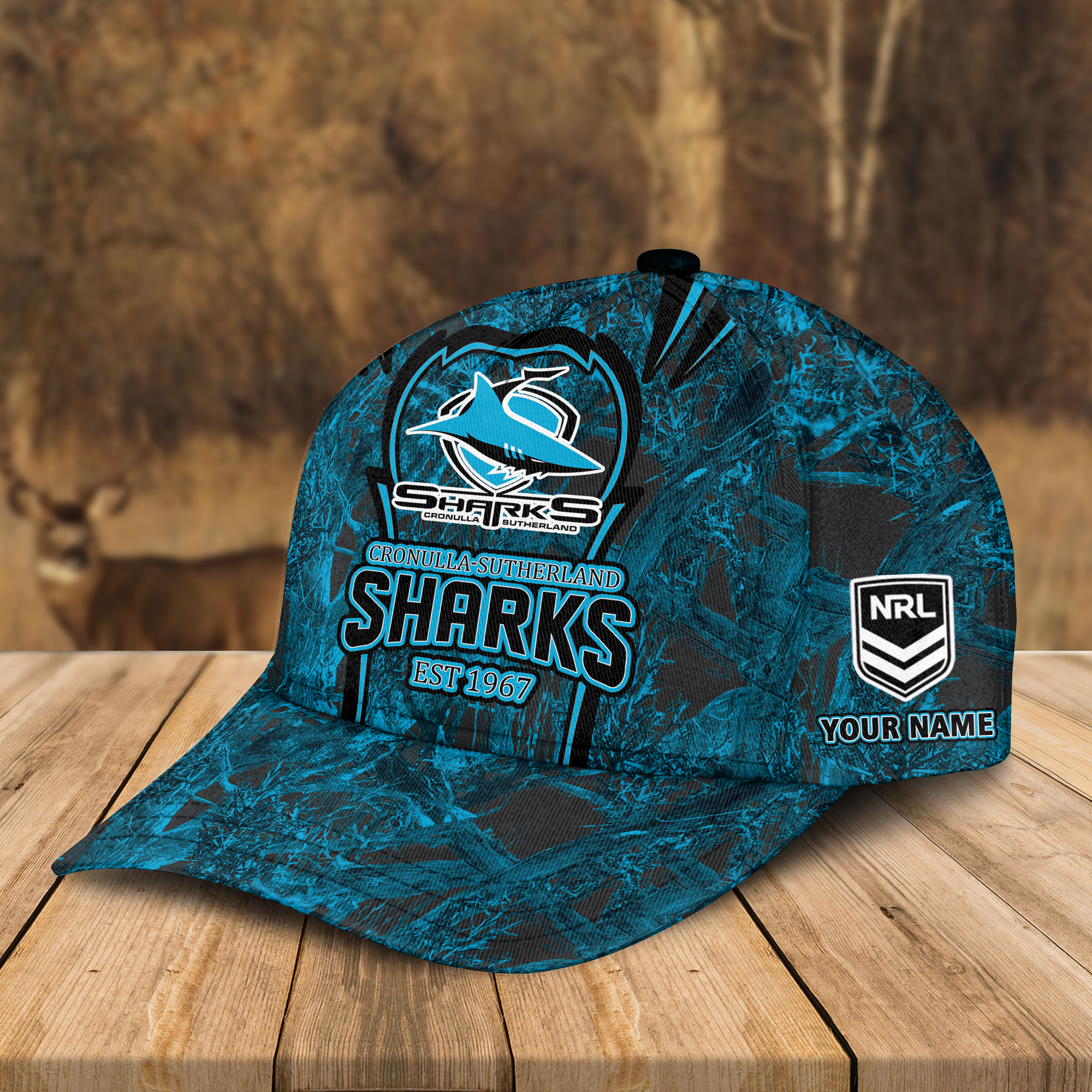 Adeenyc Cronulla Sharks NRL Personalized Classic Cap Best Gift For Fans