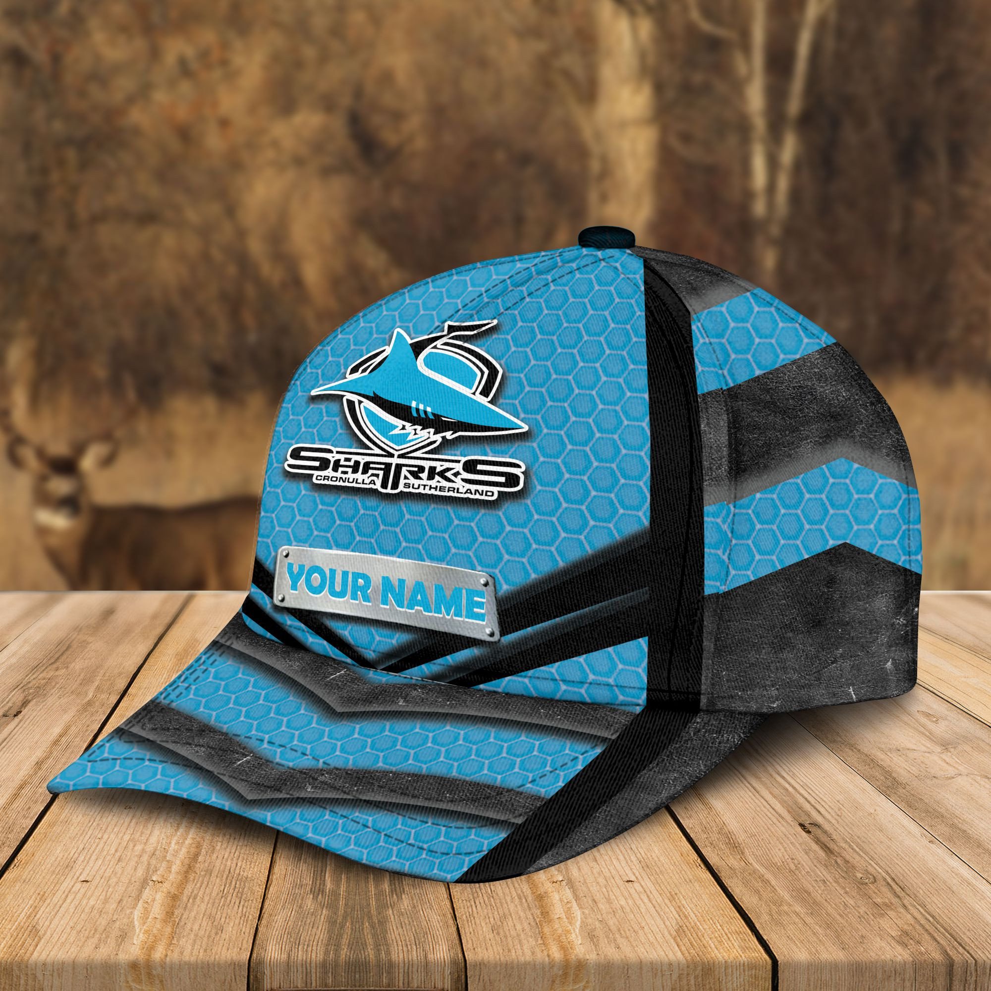 Adeenyc Cronulla Sharks NRL Personalized Classic Cap Best Gift For Fans