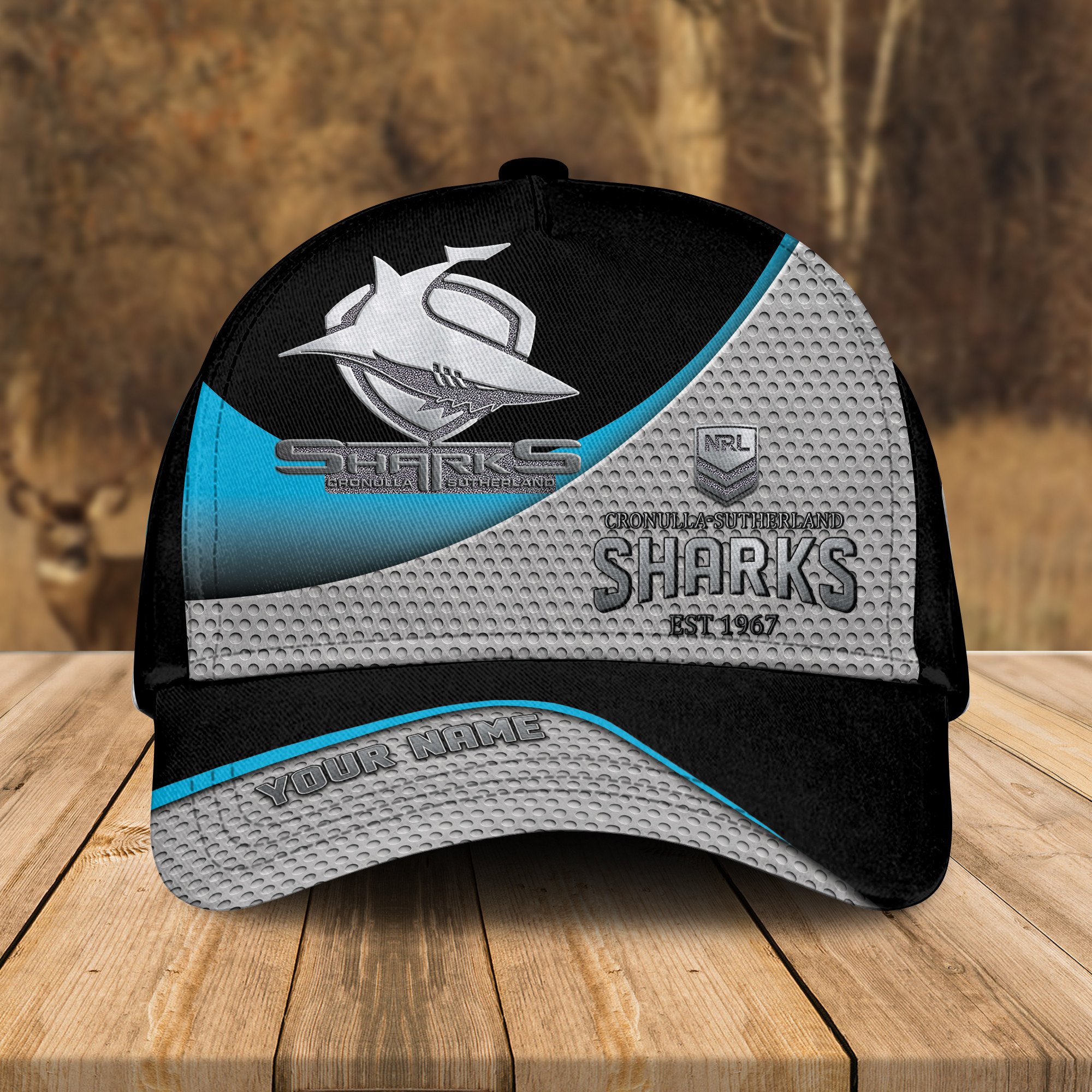 Adeenyc Cronulla Sharks NRL Personalized Classic Cap Best Gift For Fans