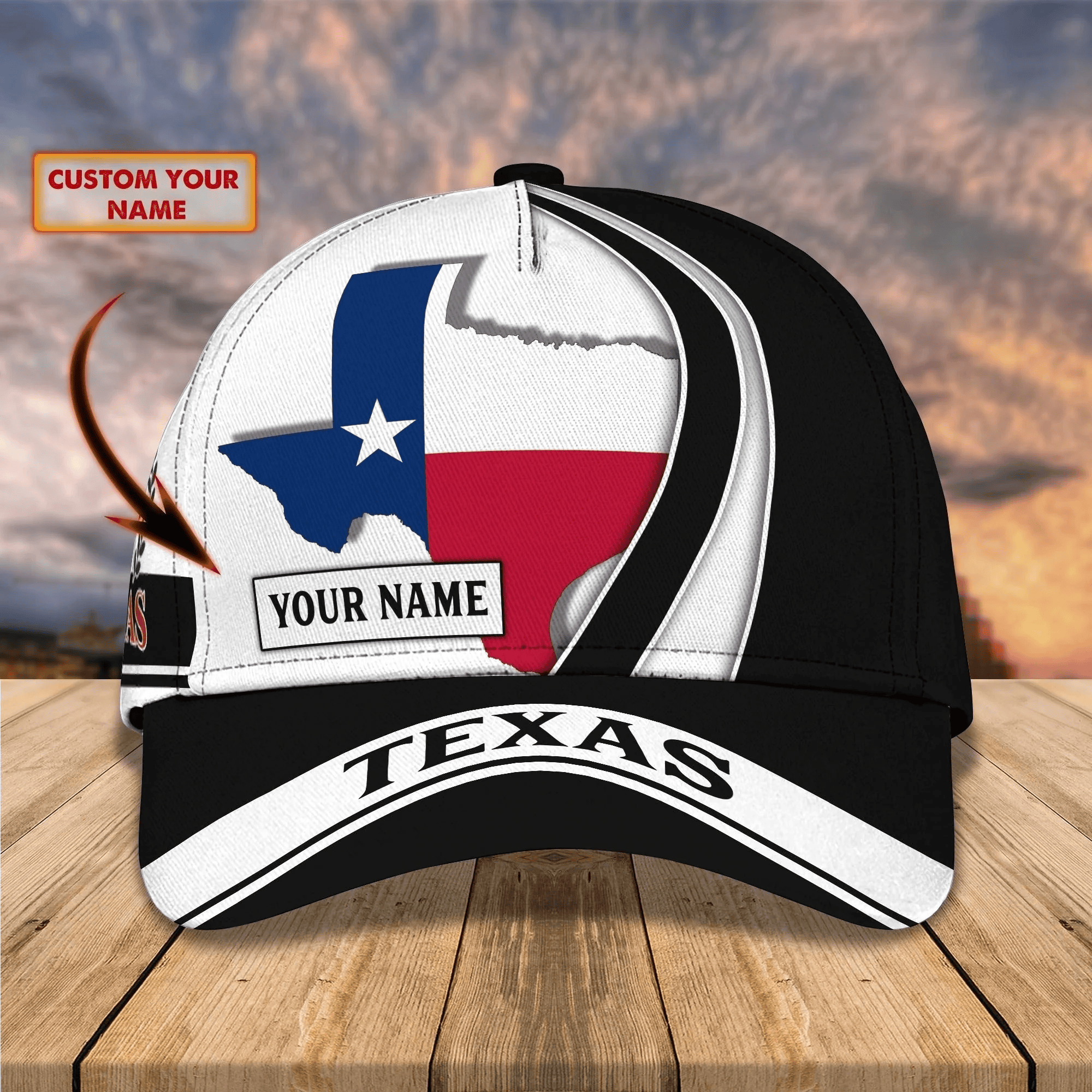 Adeenyc Custom 3D All Over Print Texas Roots Cap Hat, Eagle Texas Classic Cap, Baseball Texas Caps Trucker Hats Custom Hats Gifts For Men & Women