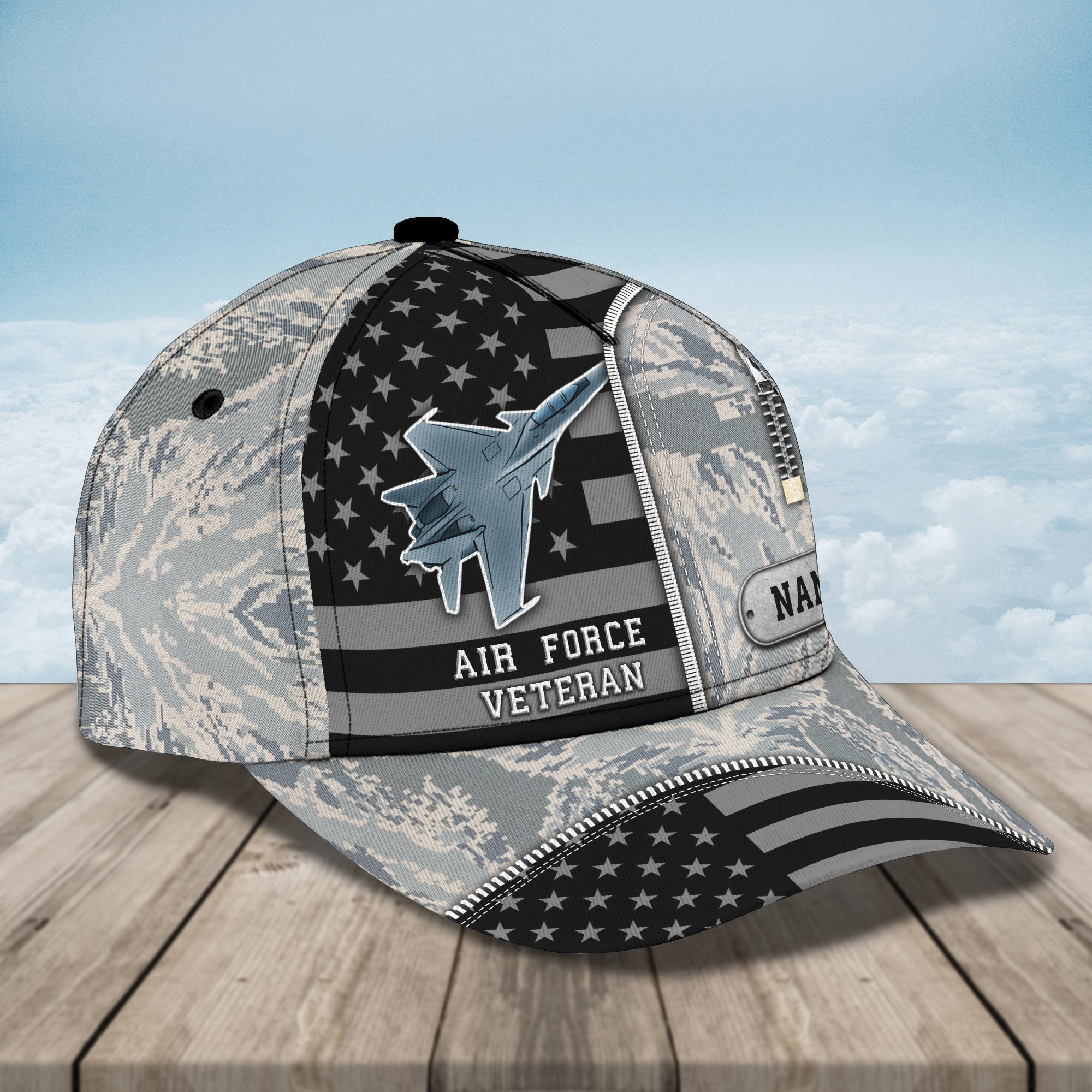 Adeenyc Custom Air Force Veteran Personalized Name Cap Hats Gifts for men & women Adeenyc.com