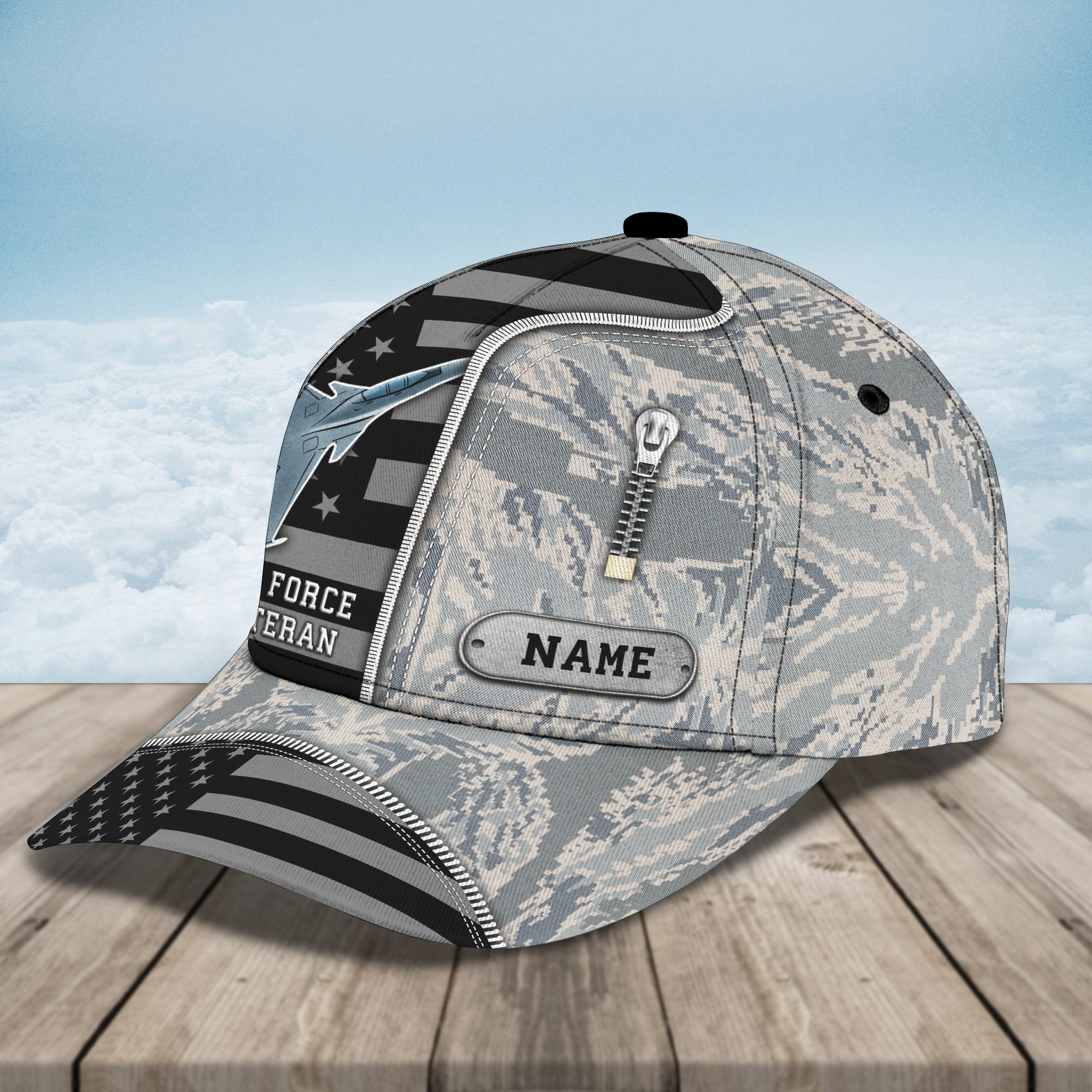 Adeenyc Custom Air Force Veteran Personalized Name Cap Hats Gifts for men & women Adeenyc.com