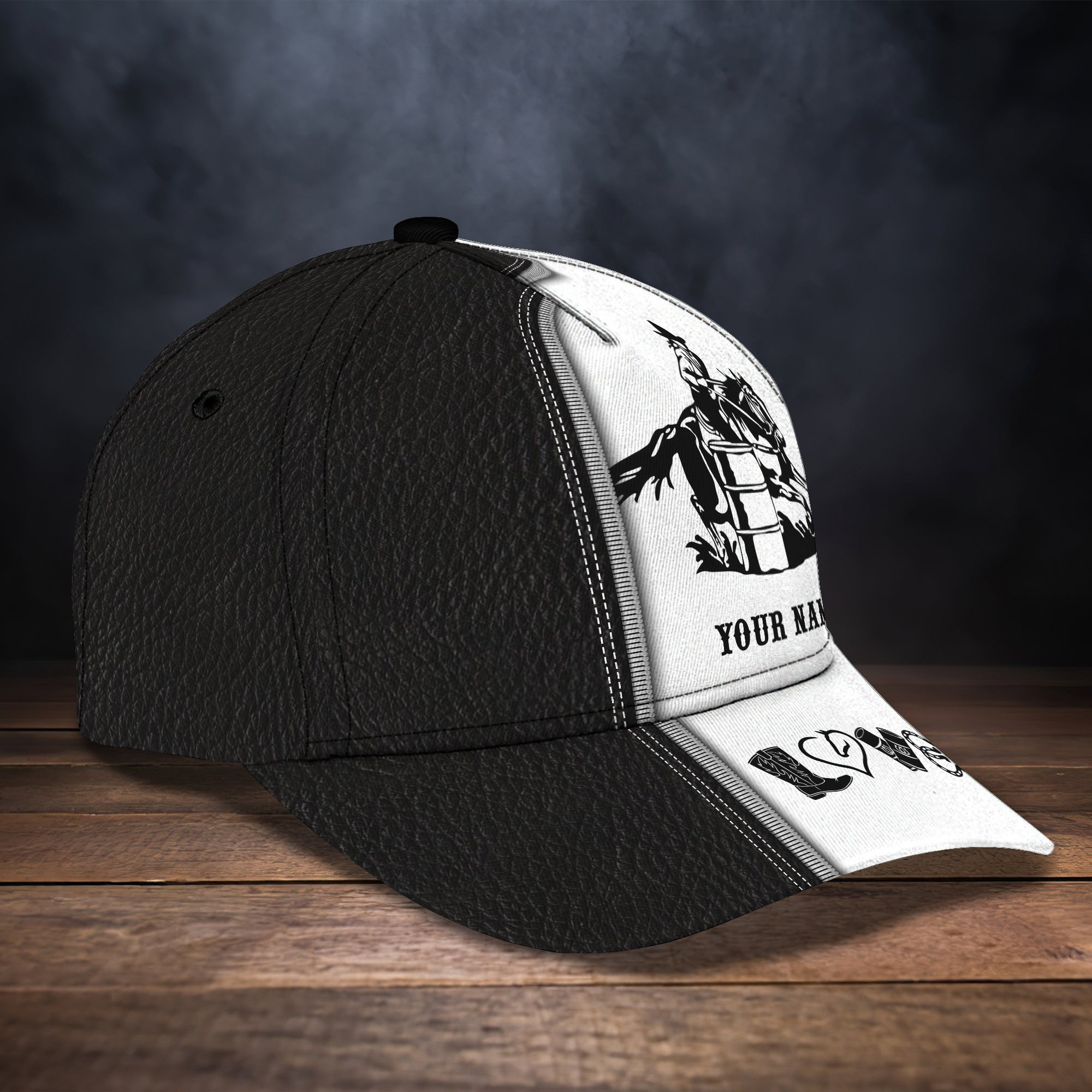 Adeenyc Custom Barrel Racing Cap - Personalized Name Hat Hats Gifts for men & women Adeenyc.com