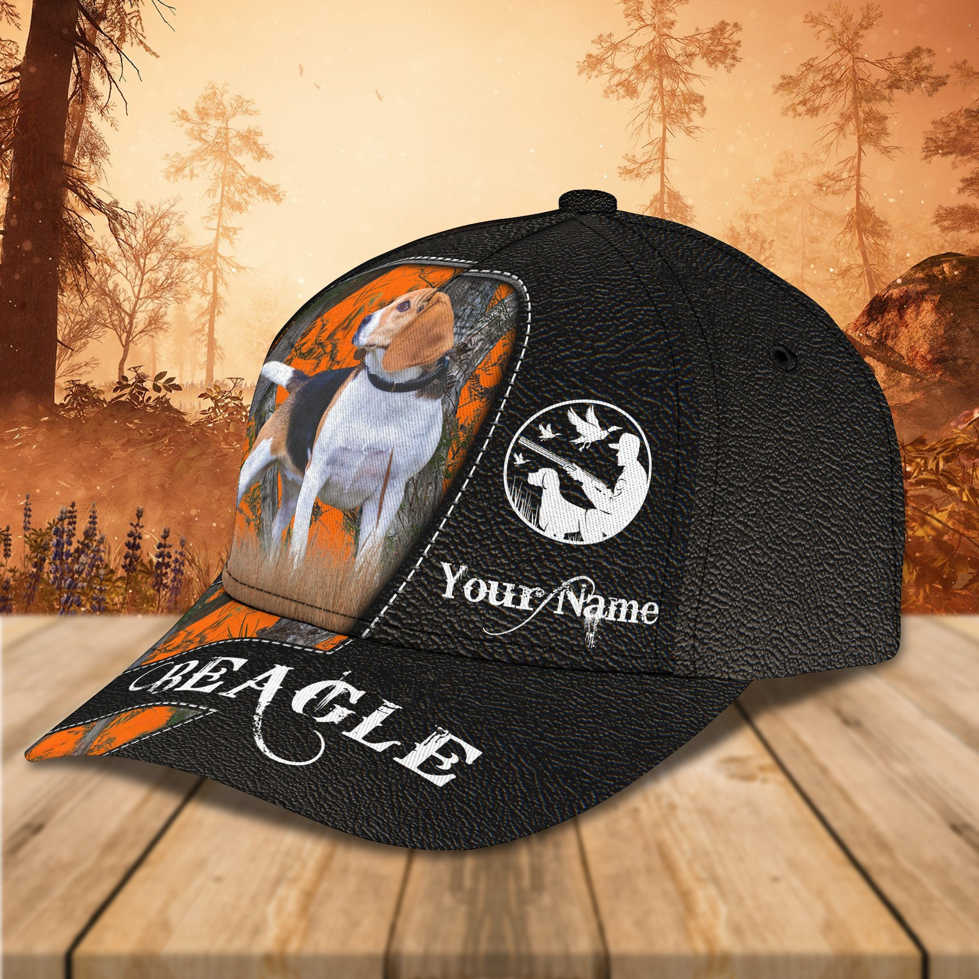 Adeenyc Custom Beagle Name Cap - Personalized Classic Cap Baseball Cap Hat Hats Gifts for men & women Adeenyc.com