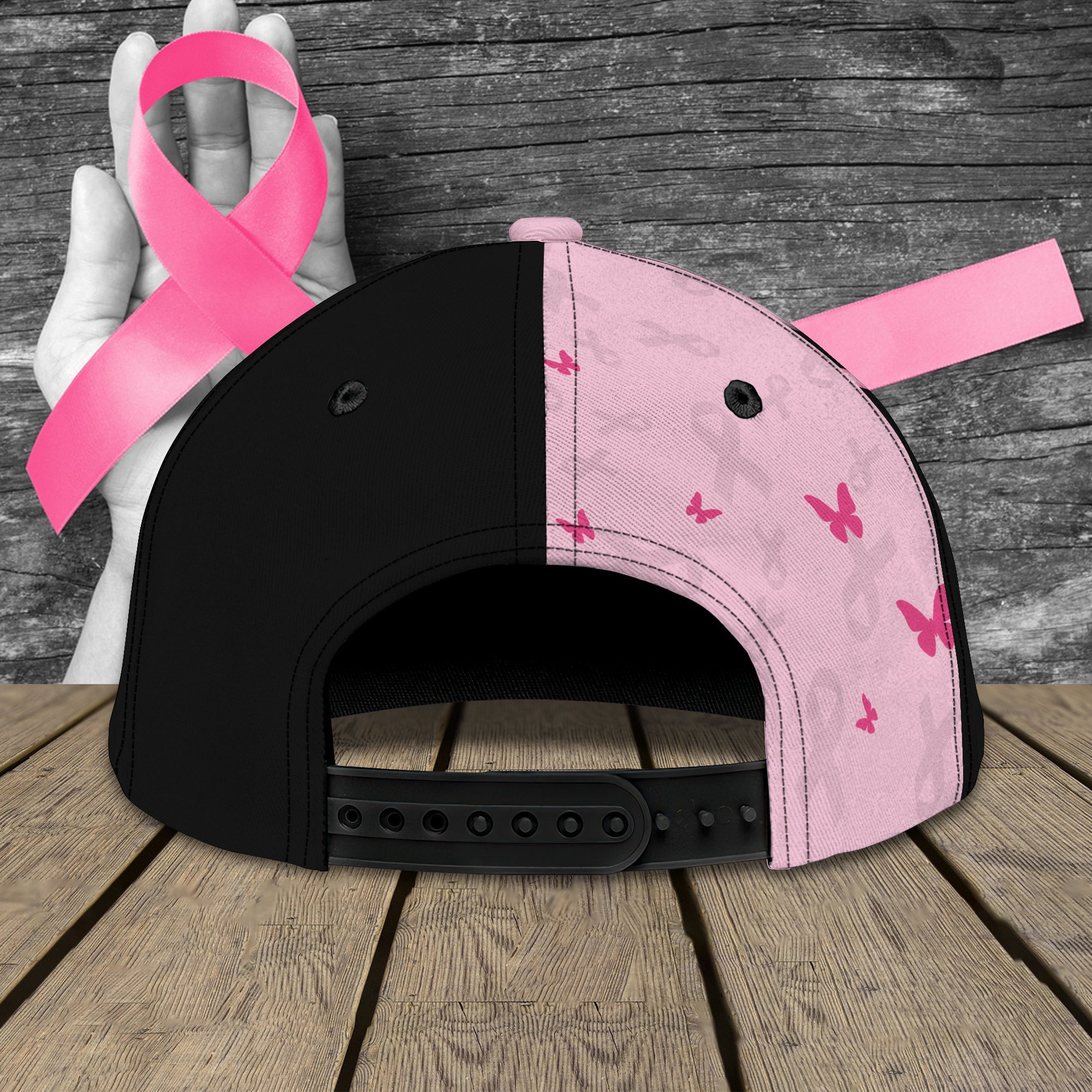 Adeenyc Custom Breast Cancer Awareness Cap - Personalized Name Cap Hats Gifts for men & women Adeenyc.com