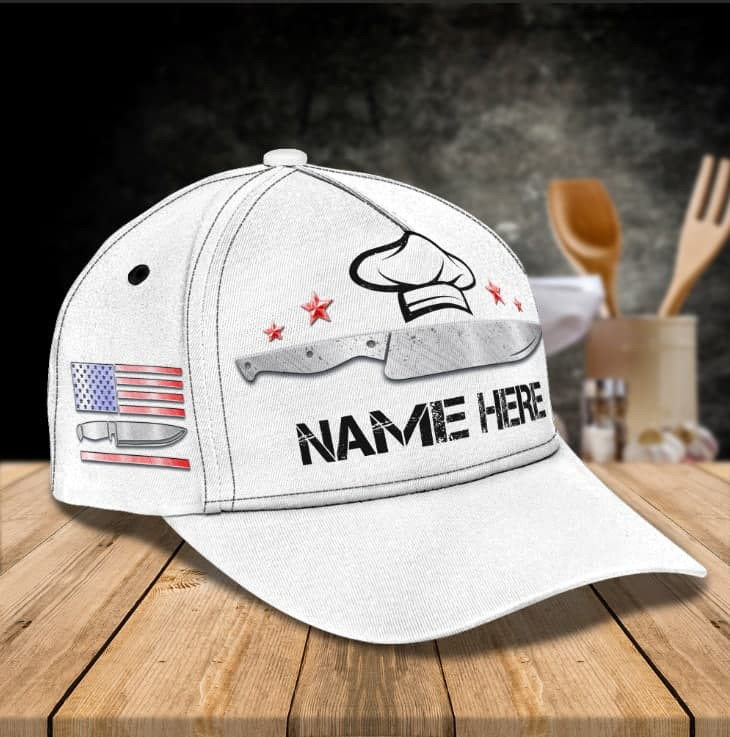 Adeenyc Custom Chef Cap - Personalized Classic Name Cap Hats Gifts for men & women Adeenyc.com
