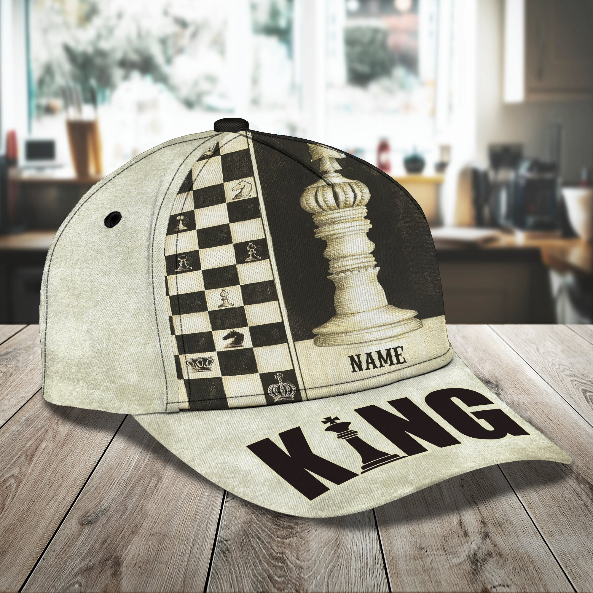 Adeenyc Custom Chess Cap - Personalized Classic Cap Baseball Cap Hat Hats Gifts for men & women Adeenyc.com