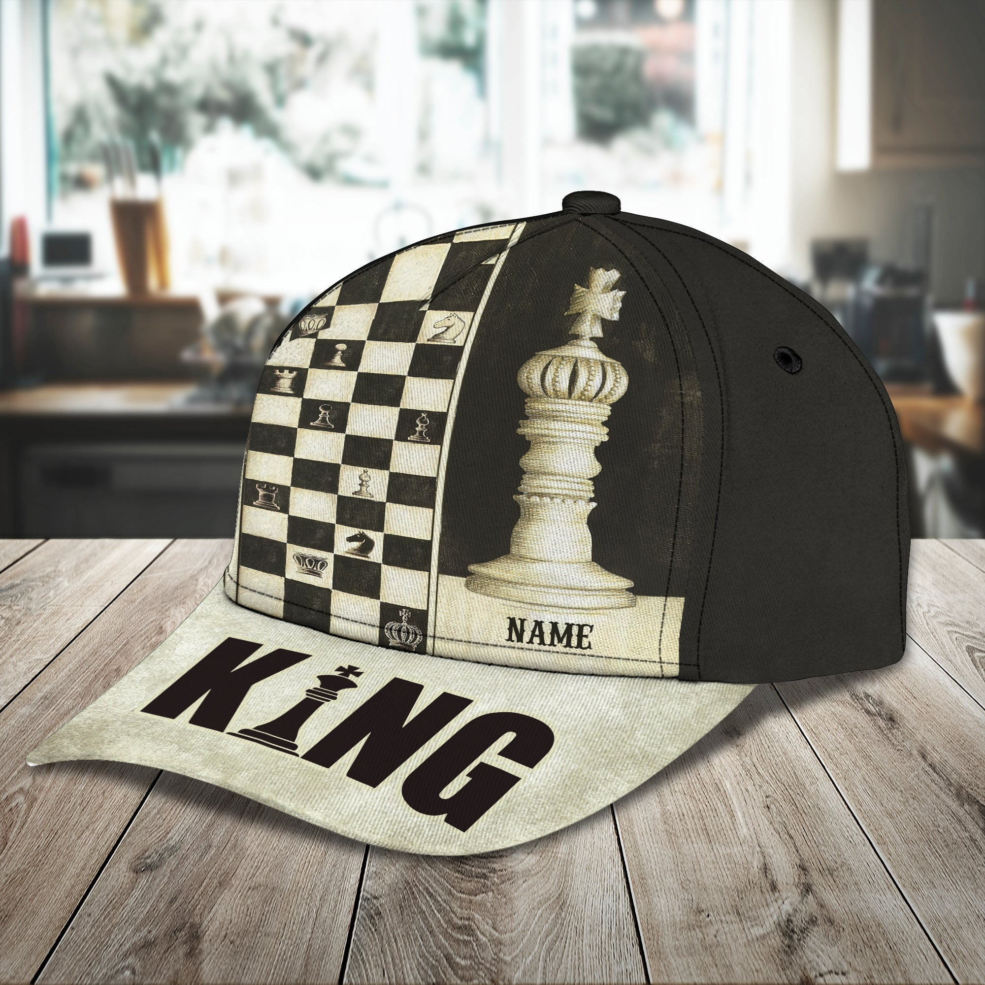 Adeenyc Custom Chess Cap - Personalized Classic Cap Baseball Cap Hat Hats Gifts for men & women Adeenyc.com