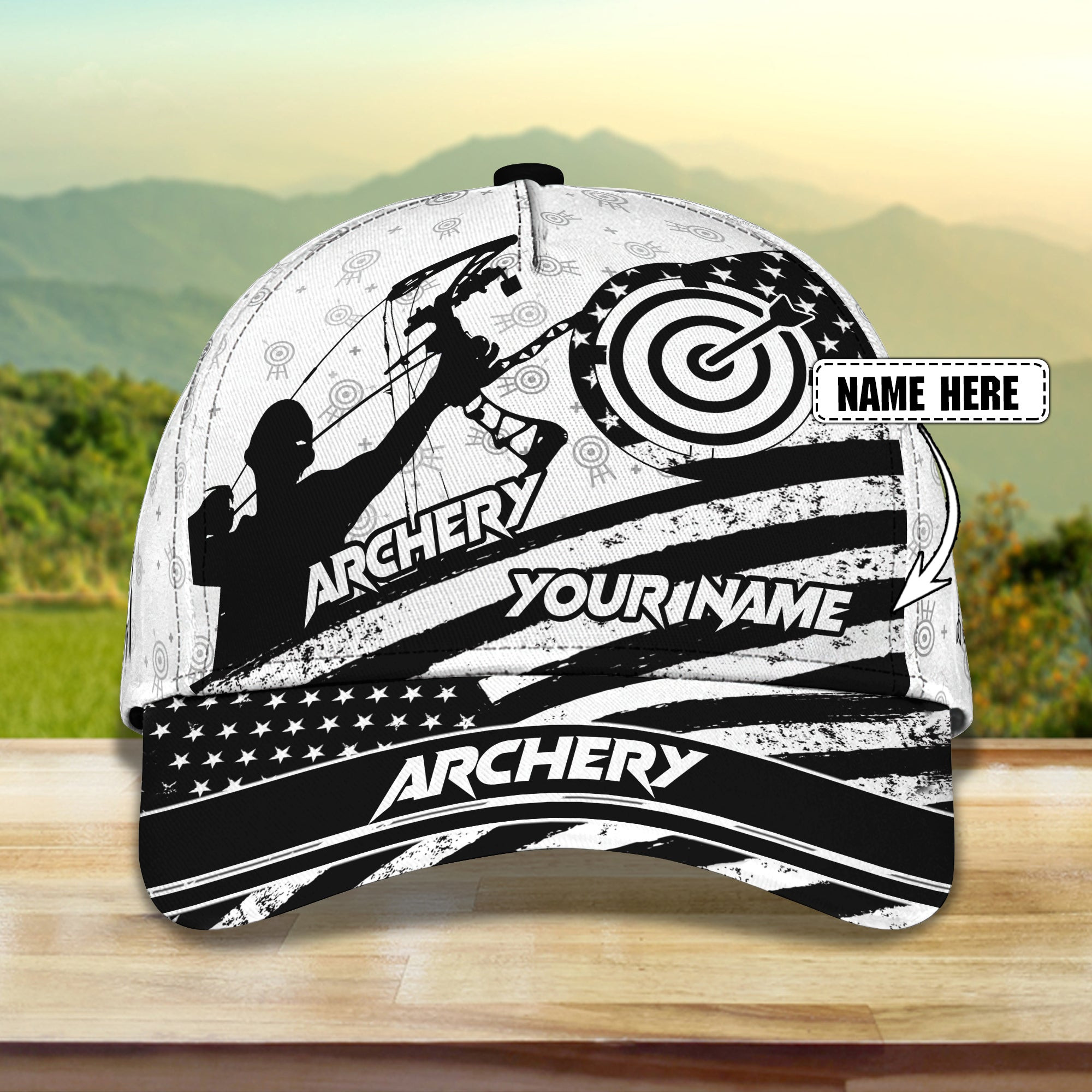 Adeenyc Custom Classic Archery Cap Hats Gifts for men & women Adeenyc.com