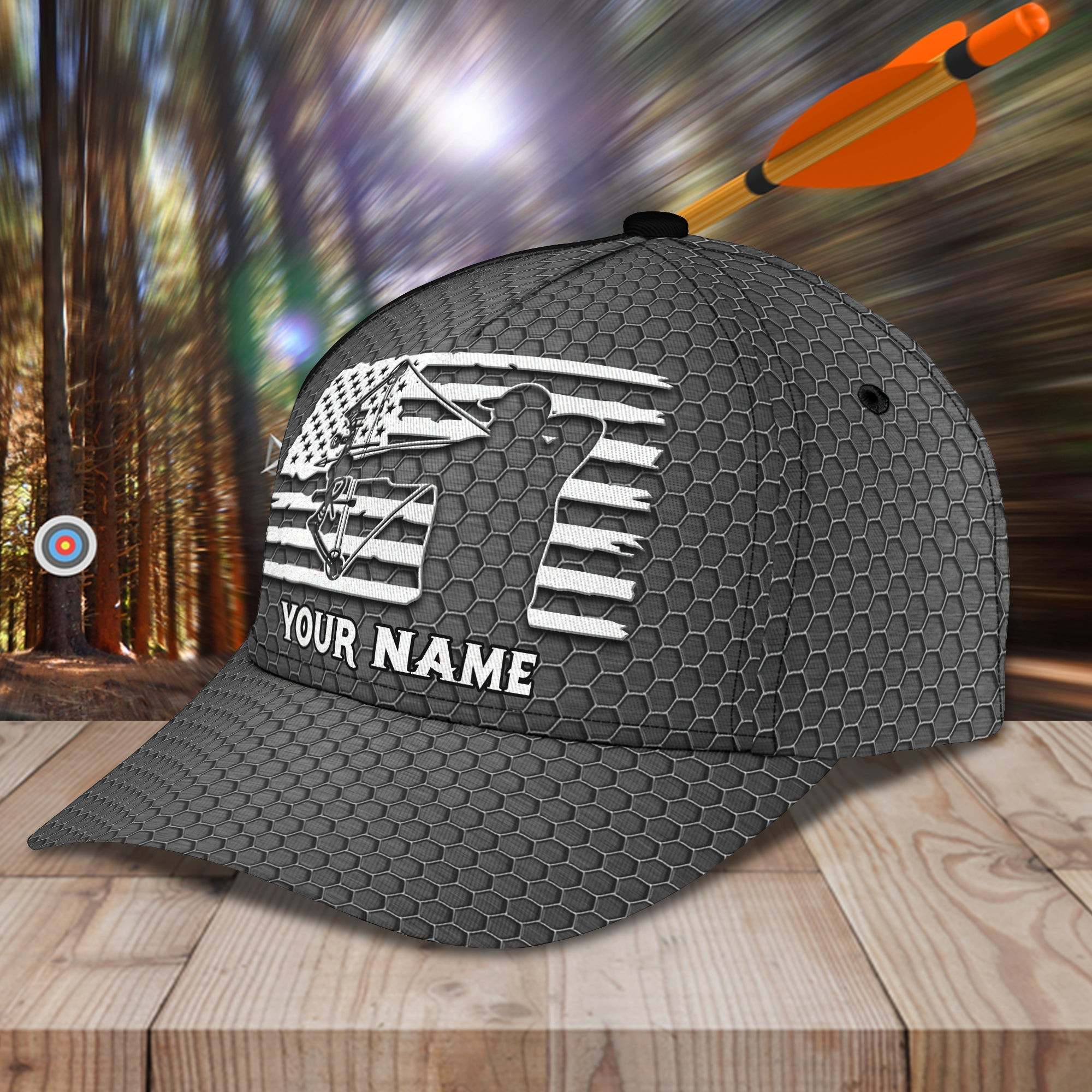 Adeenyc Custom Classic Archery Cap - Personalized Name Hats Gifts for men & women Adeenyc.com
