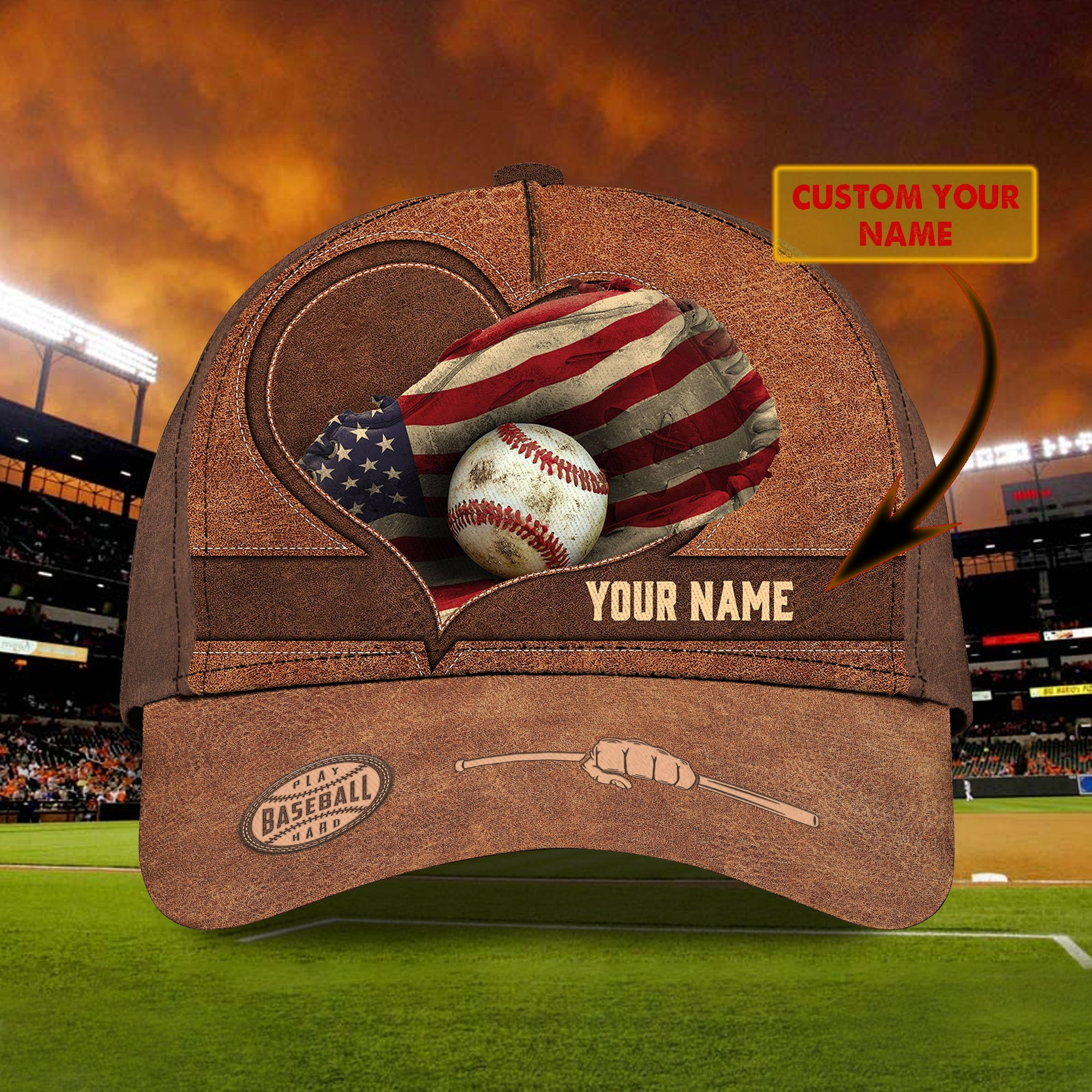 Adeenyc Custom Classic Baseball Cap - Personalized Name Hats Gifts for men & women Adeenyc.com