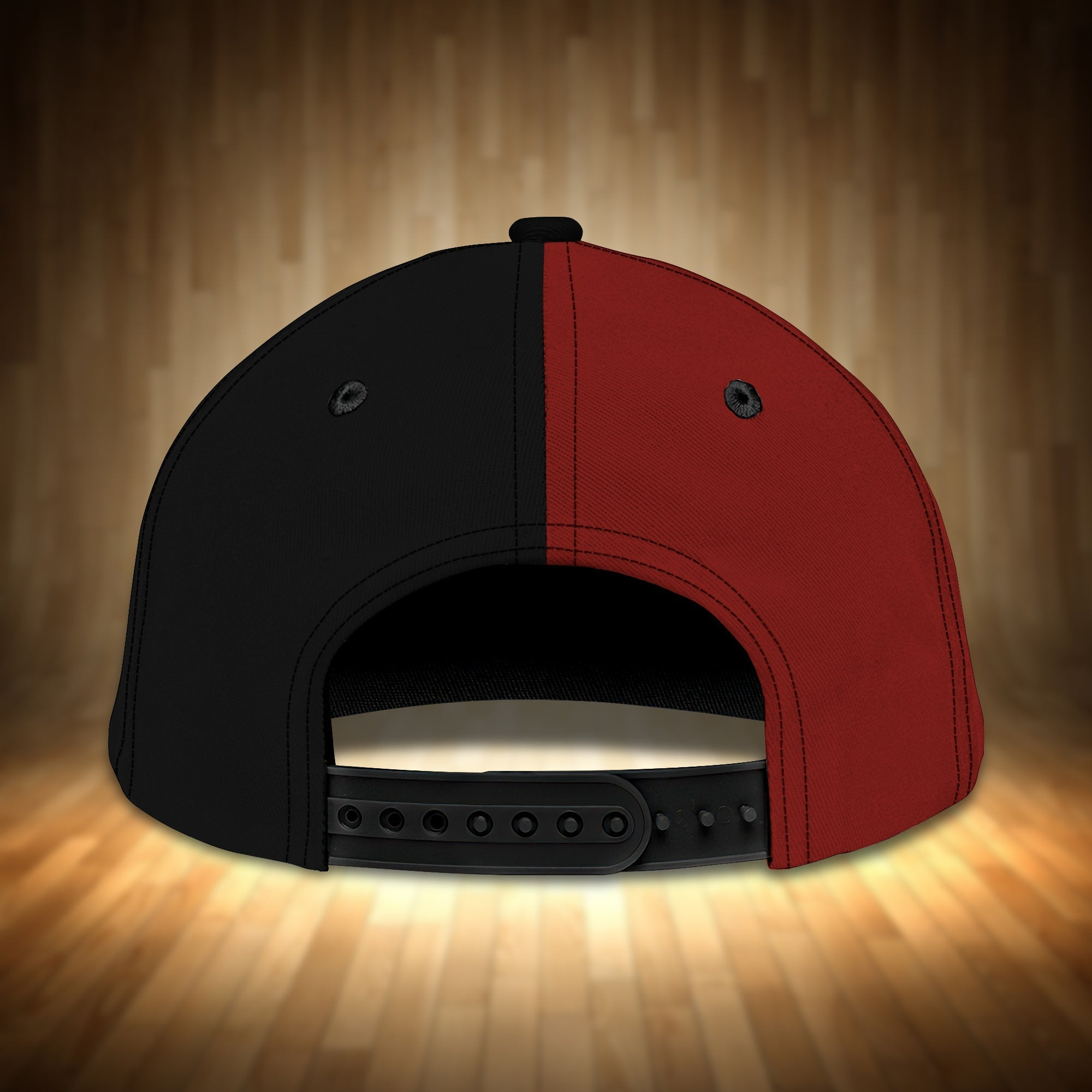 Adeenyc Custom Classic Black & Red Chef Cap - Personalized Name Option Hats Gifts for men & women Adeenyc.com
