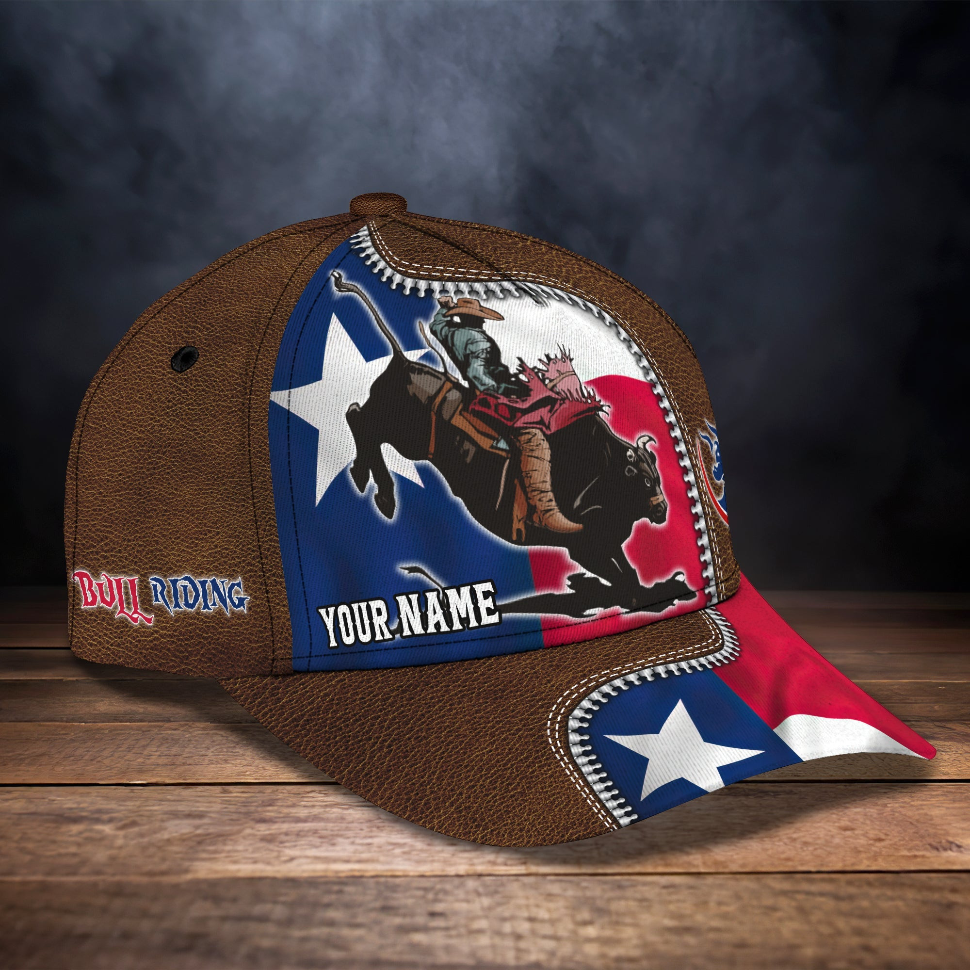 Adeenyc Custom Classic Cap Baseball Cap Hat Baseball Cap Hat- Bull Riding Texas Gift Hats Gifts for men & women Adeenyc.com