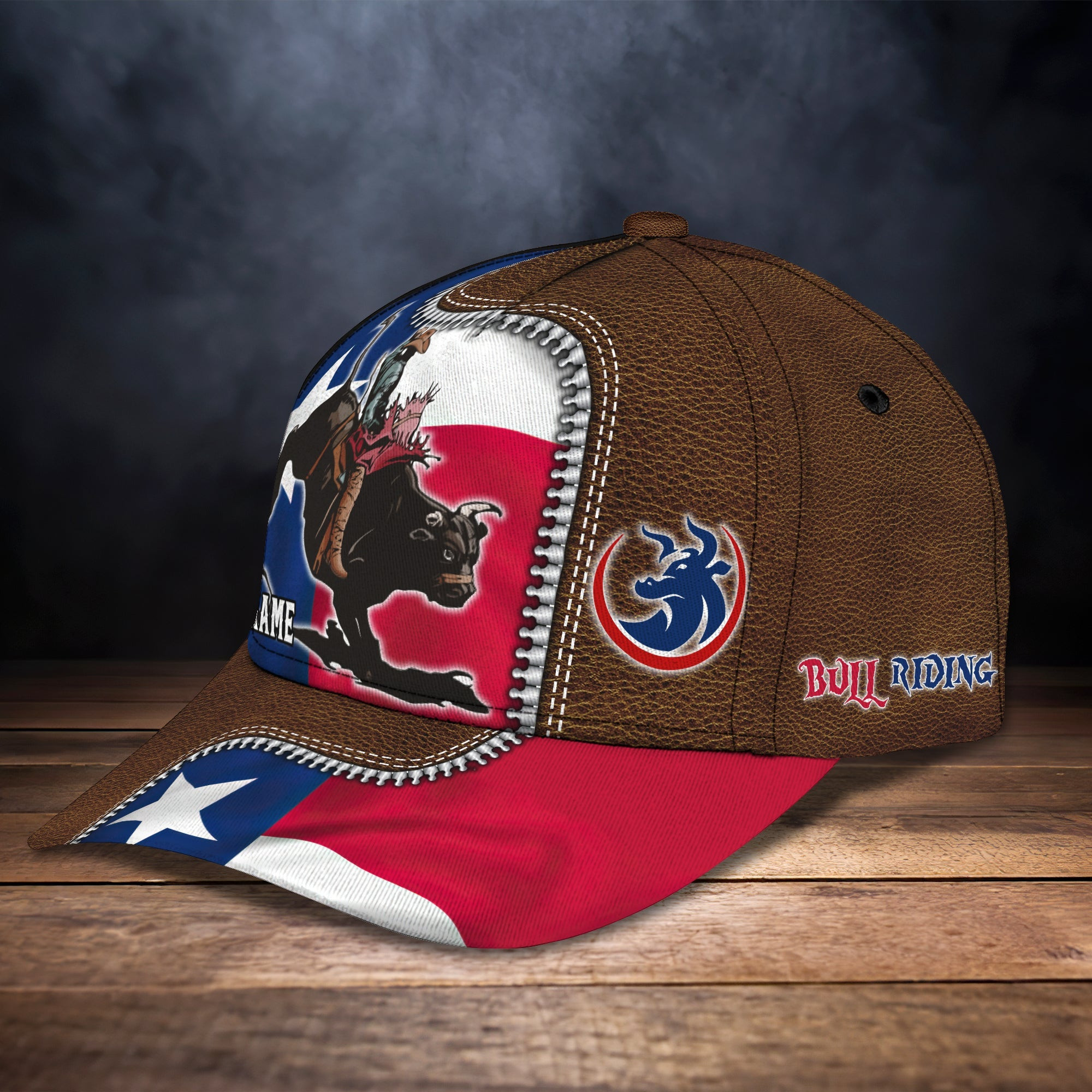 Adeenyc Custom Classic Cap Baseball Cap Hat Baseball Cap Hat- Bull Riding Texas Gift Hats Gifts for men & women Adeenyc.com