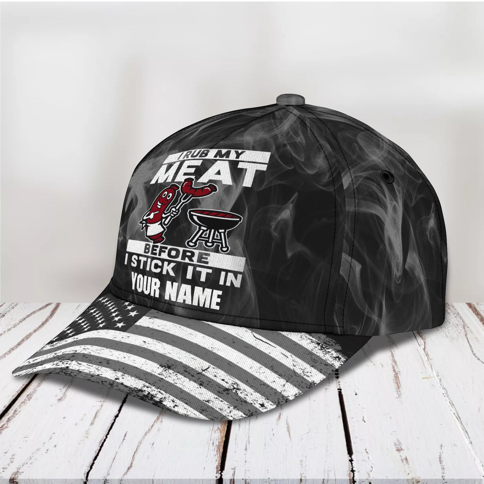 Adeenyc Custom Classic Cap Baseball Cap Hat Baseball Cap Hat For Grilling Meat - Personalized Bbq Hat Hats Gifts for men & women Adeenyc.com