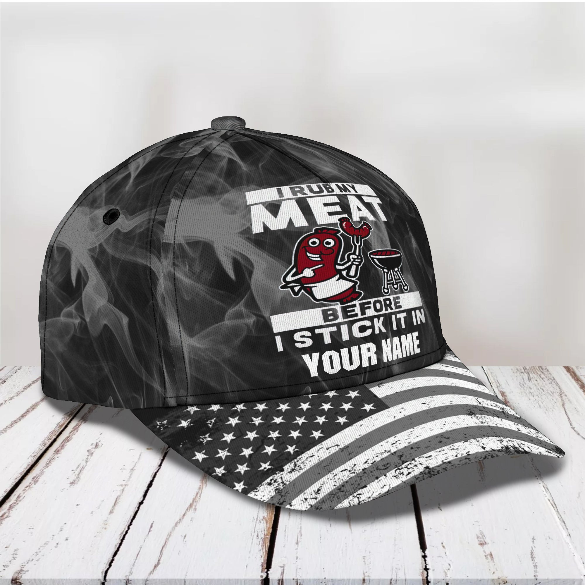 Adeenyc Custom Classic Cap Baseball Cap Hat Baseball Cap Hat For Grilling Meat - Personalized Bbq Hat Hats Gifts for men & women Adeenyc.com