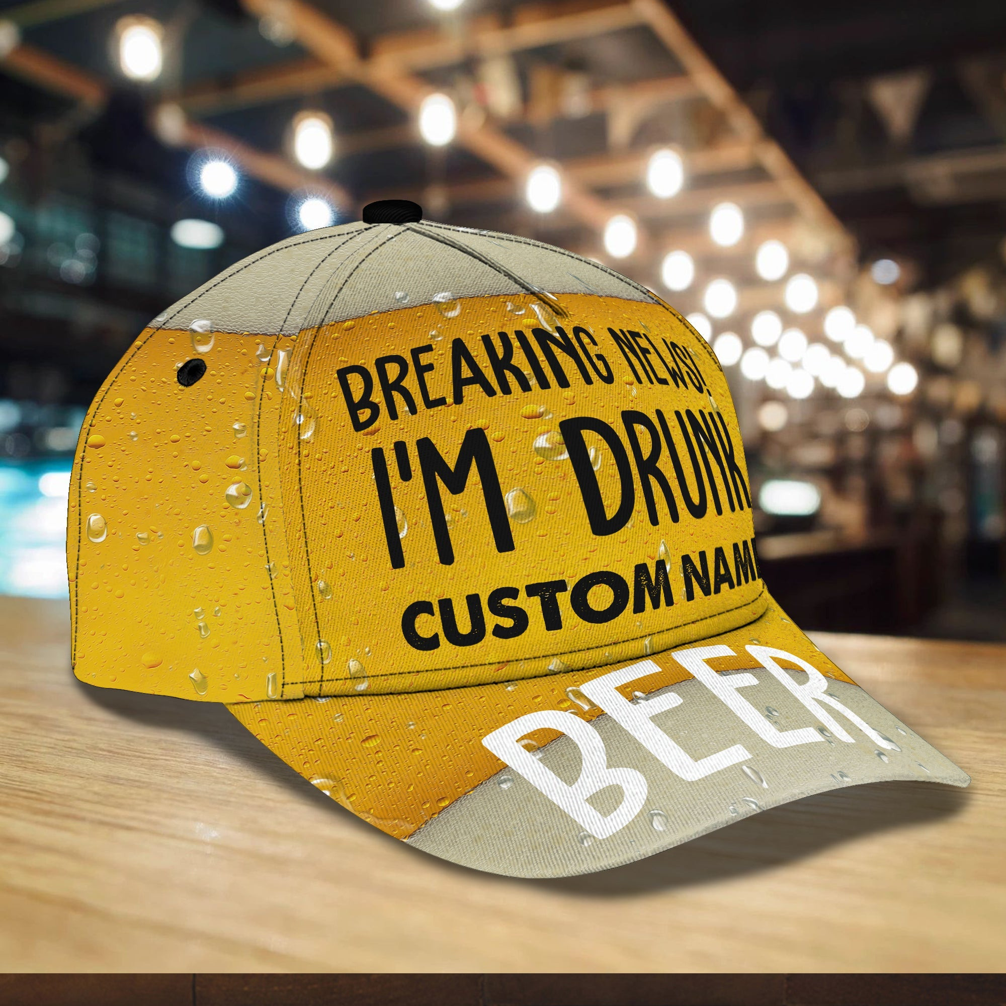 Adeenyc Custom Classic Cap Baseball Cap Hat Baseball Cap Hat- Personalized Drunk Name Hat Hats Gifts for men & women Adeenyc.com