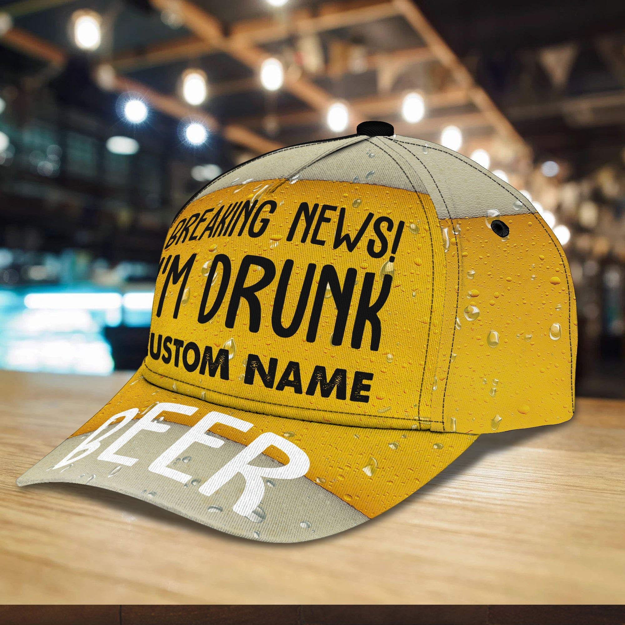 Adeenyc Custom Classic Cap Baseball Cap Hat Baseball Cap Hat- Personalized Drunk Name Hat Hats Gifts for men & women Adeenyc.com