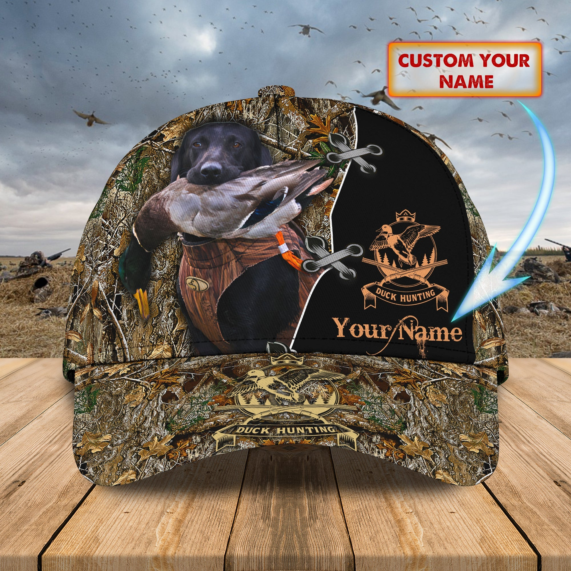 Adeenyc Custom Classic Cap Baseball Cap Hat Baseball Cap Hat- Personalized Duck Hunting Gift Hats Gifts for men & women Adeenyc.com