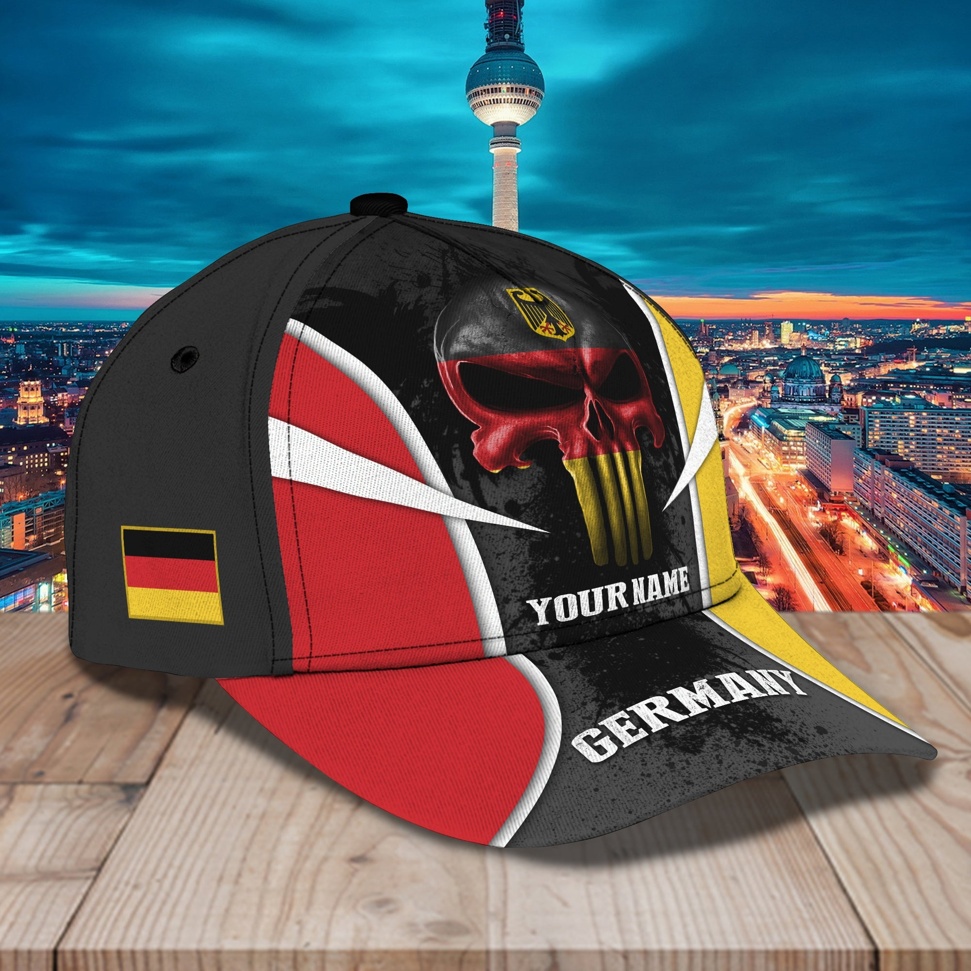 Adeenyc Custom Classic Cap Baseball Cap Hat Baseball Cap Hat- Personalized Germany Gift Hats Gifts for men & women Adeenyc.com