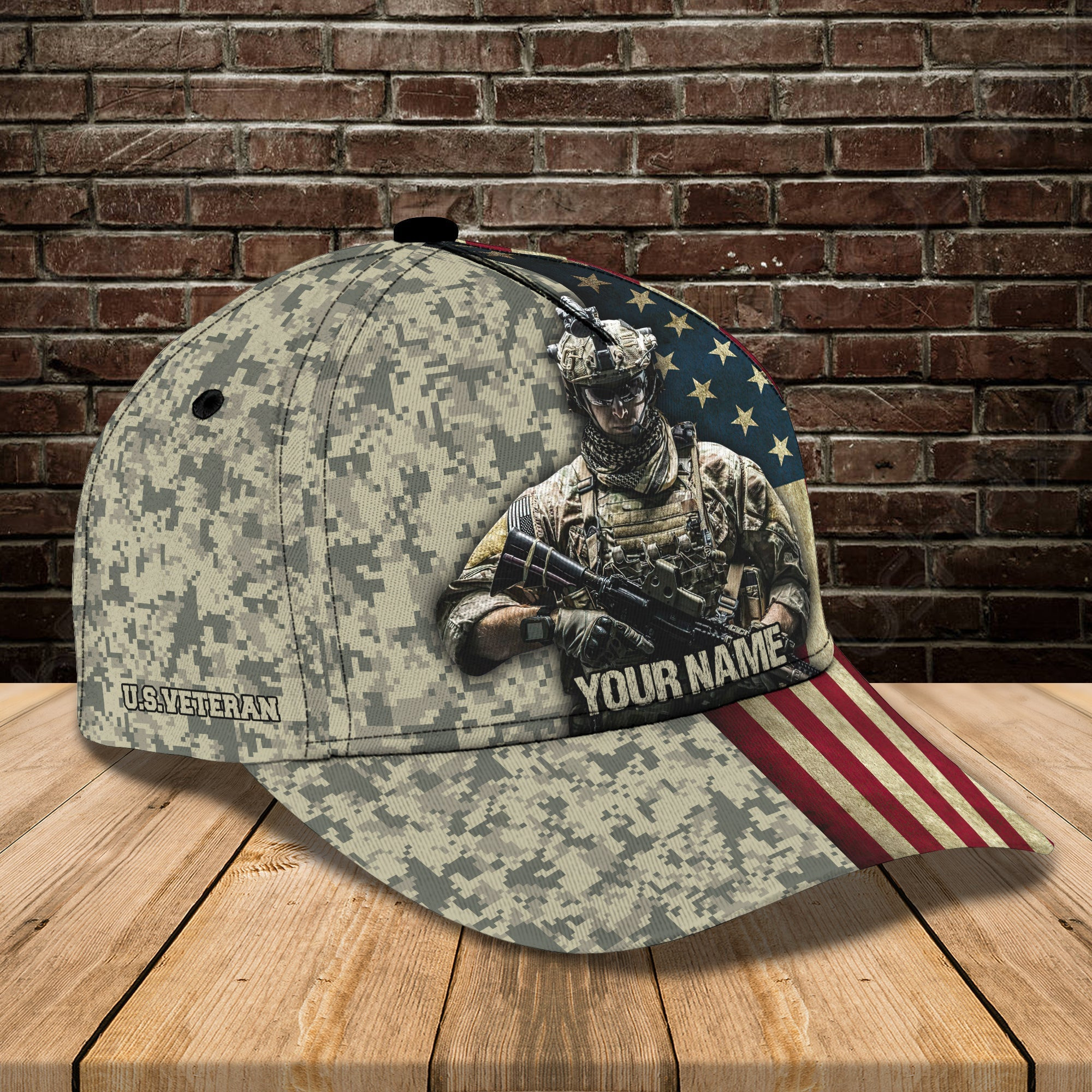 Adeenyc Custom Classic Cap Baseball Cap Hat Baseball Cap Hat- Personalized Gift For Veterans Hats Gifts for men & women Adeenyc.com