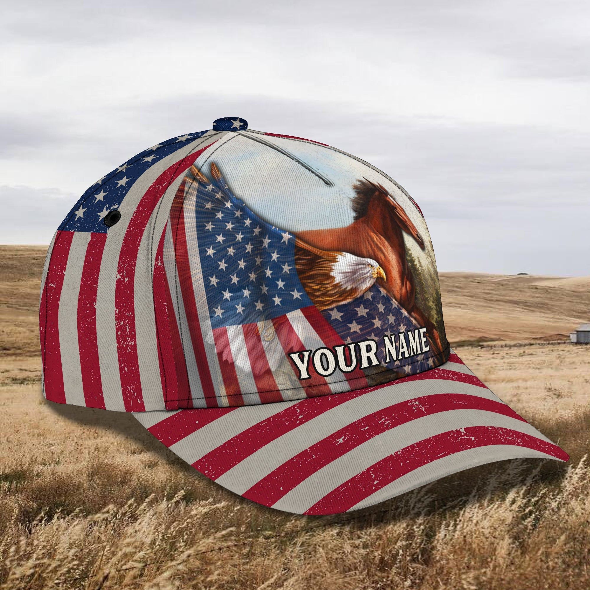 Adeenyc Custom Classic Cap Baseball Cap Hat Baseball Cap Hat- Personalized Horse Name Cap Hats Gifts for men & women Adeenyc.com