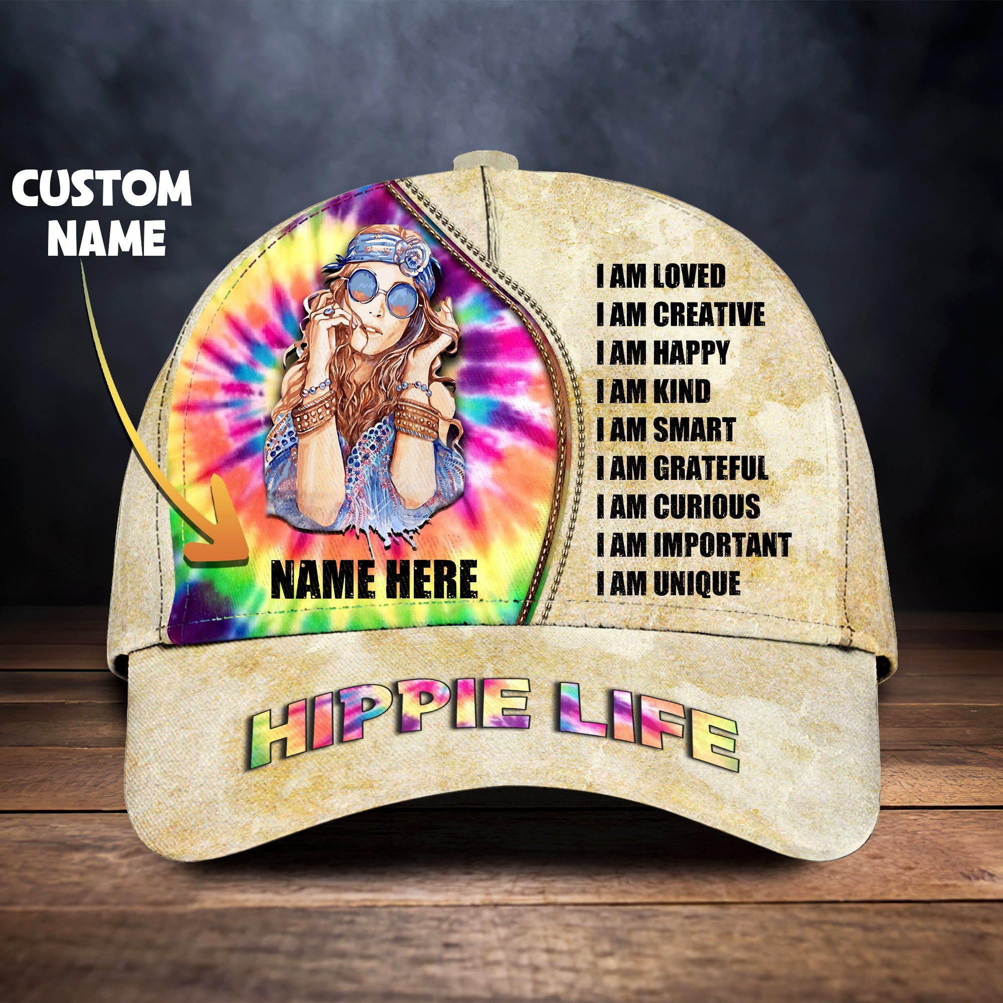 Adeenyc Custom Classic Cap Baseball Cap Hat Baseball Cap Hat- Personalized Name Hats Gifts for men & women Adeenyc.com