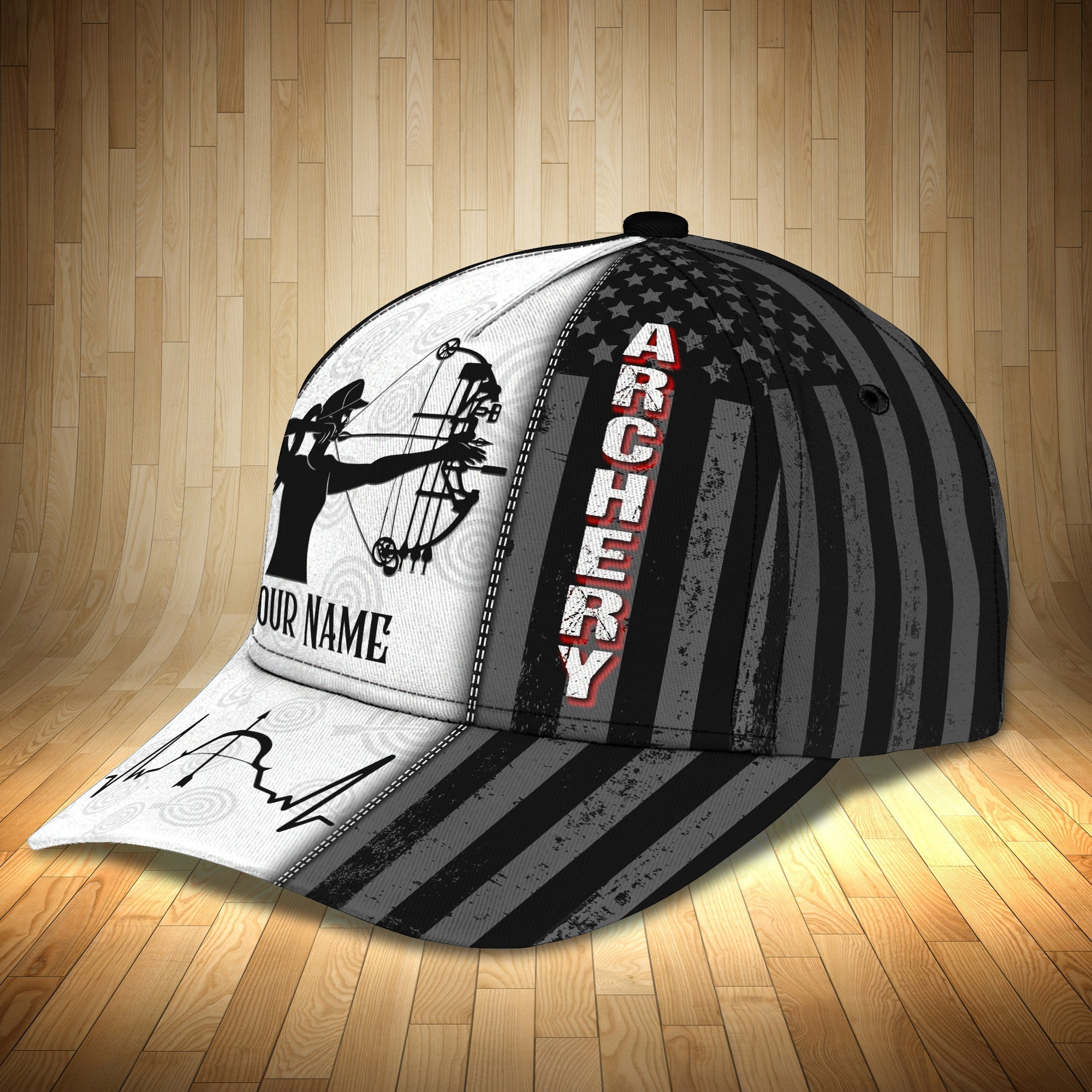 Adeenyc Custom Classic Cap Baseball Cap Hat Baseball Cap Hat- Personalized Name - Archery Design Hats Gifts for men & women Adeenyc.com