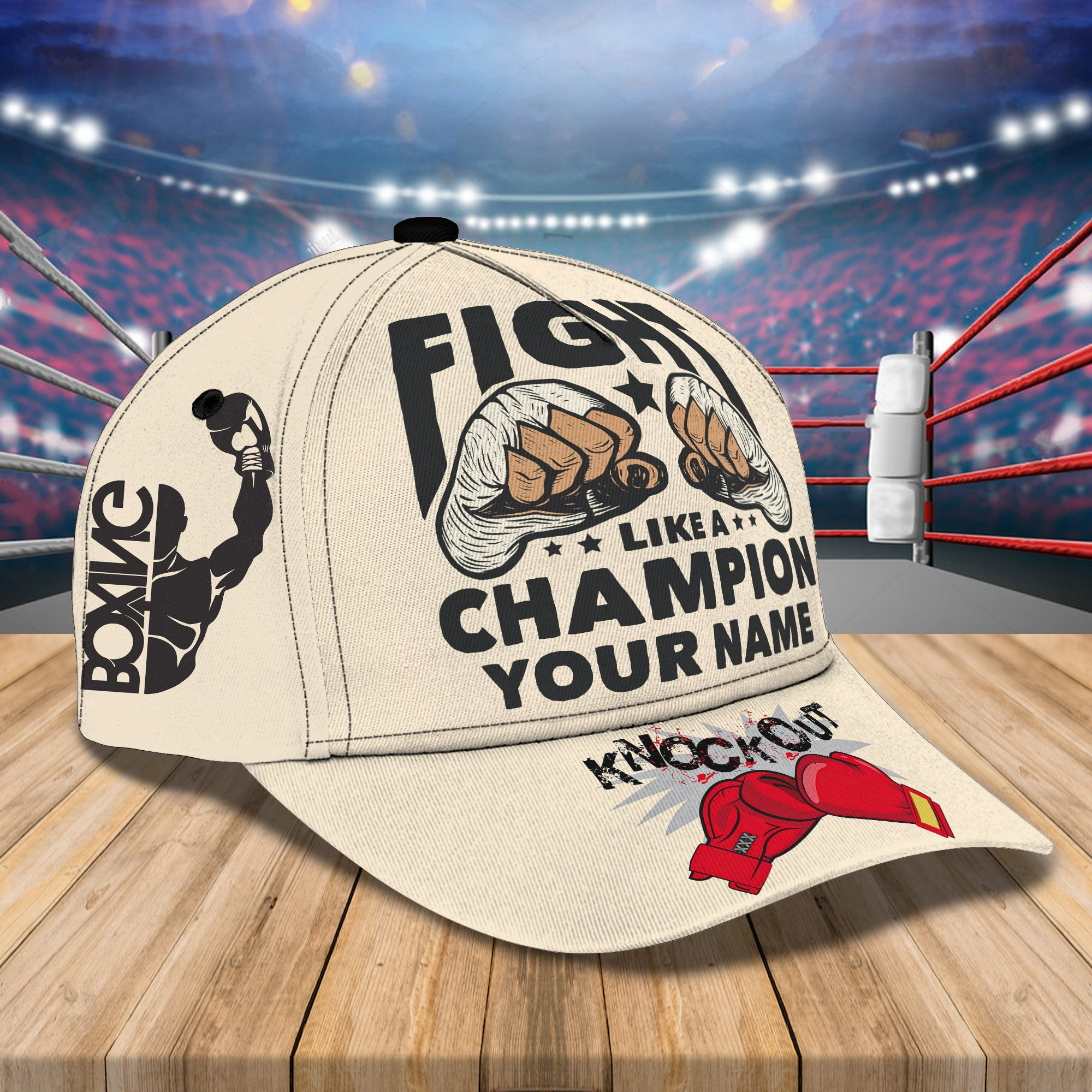 Adeenyc Custom Classic Cap Baseball Cap Hat Baseball Cap Hat- Personalized Name - Boxing Gift Hats Gifts for men & women Adeenyc.com